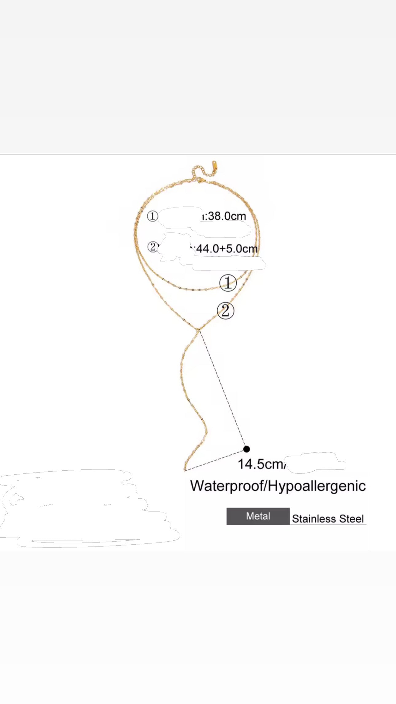 Collana doppio filo milleluci