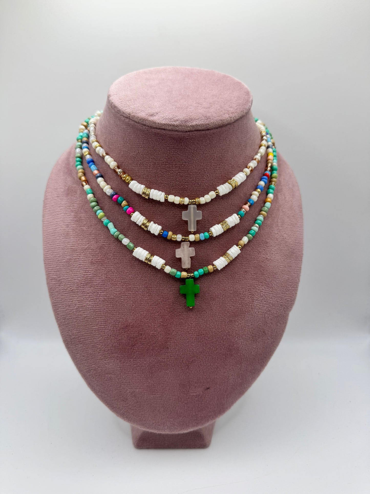 Collana color croce
