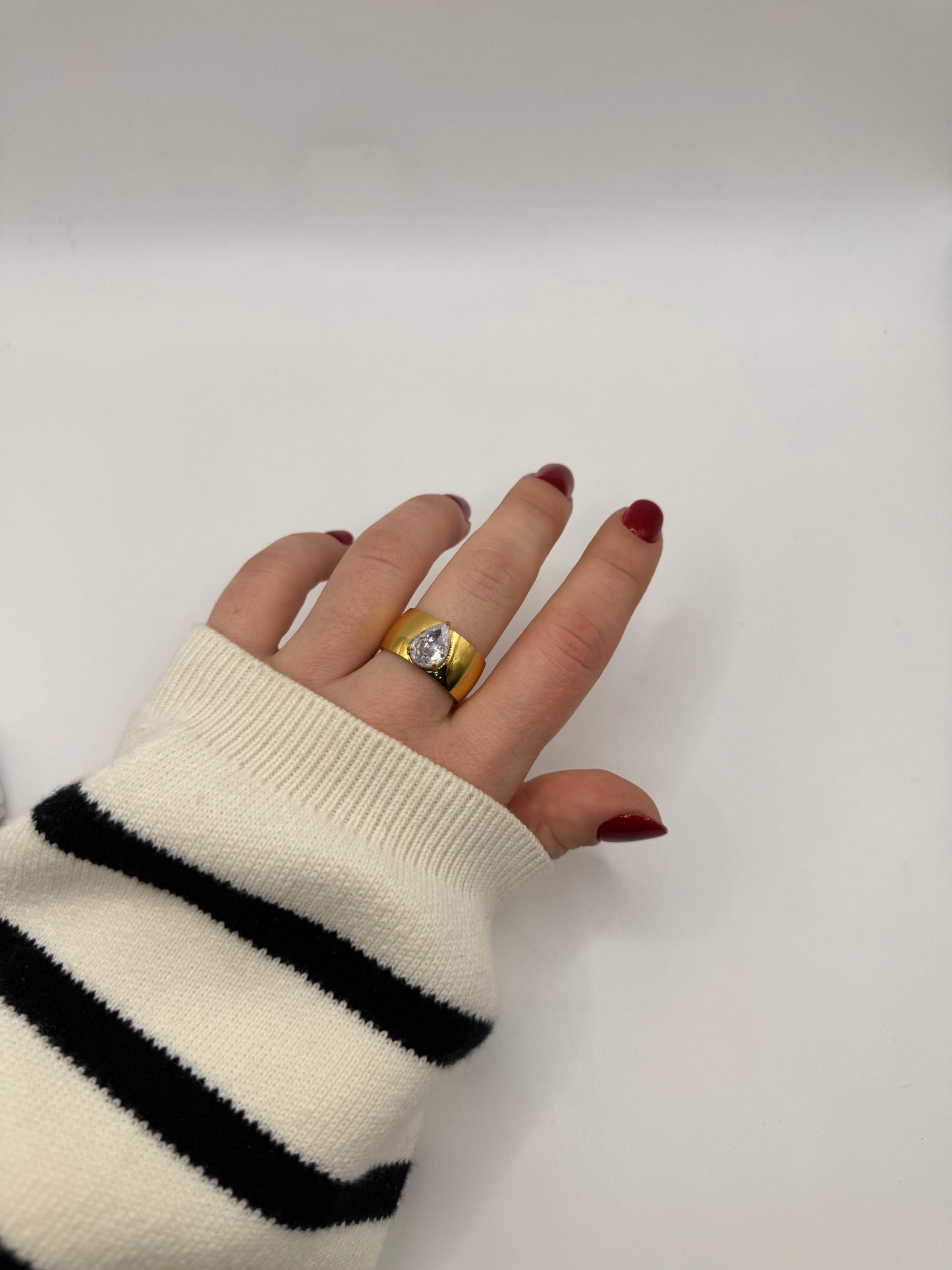 Estrelle fascione ring uni a misura 18