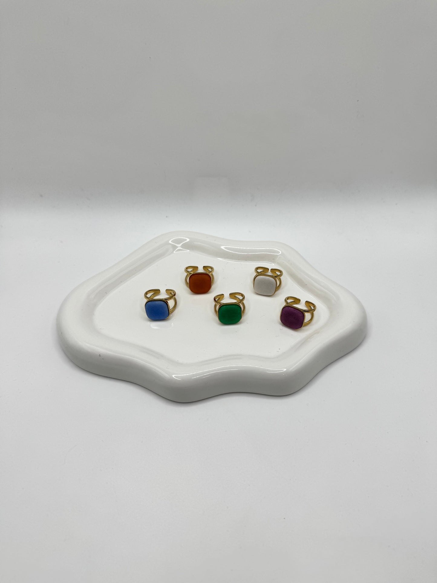 Anello quadro color