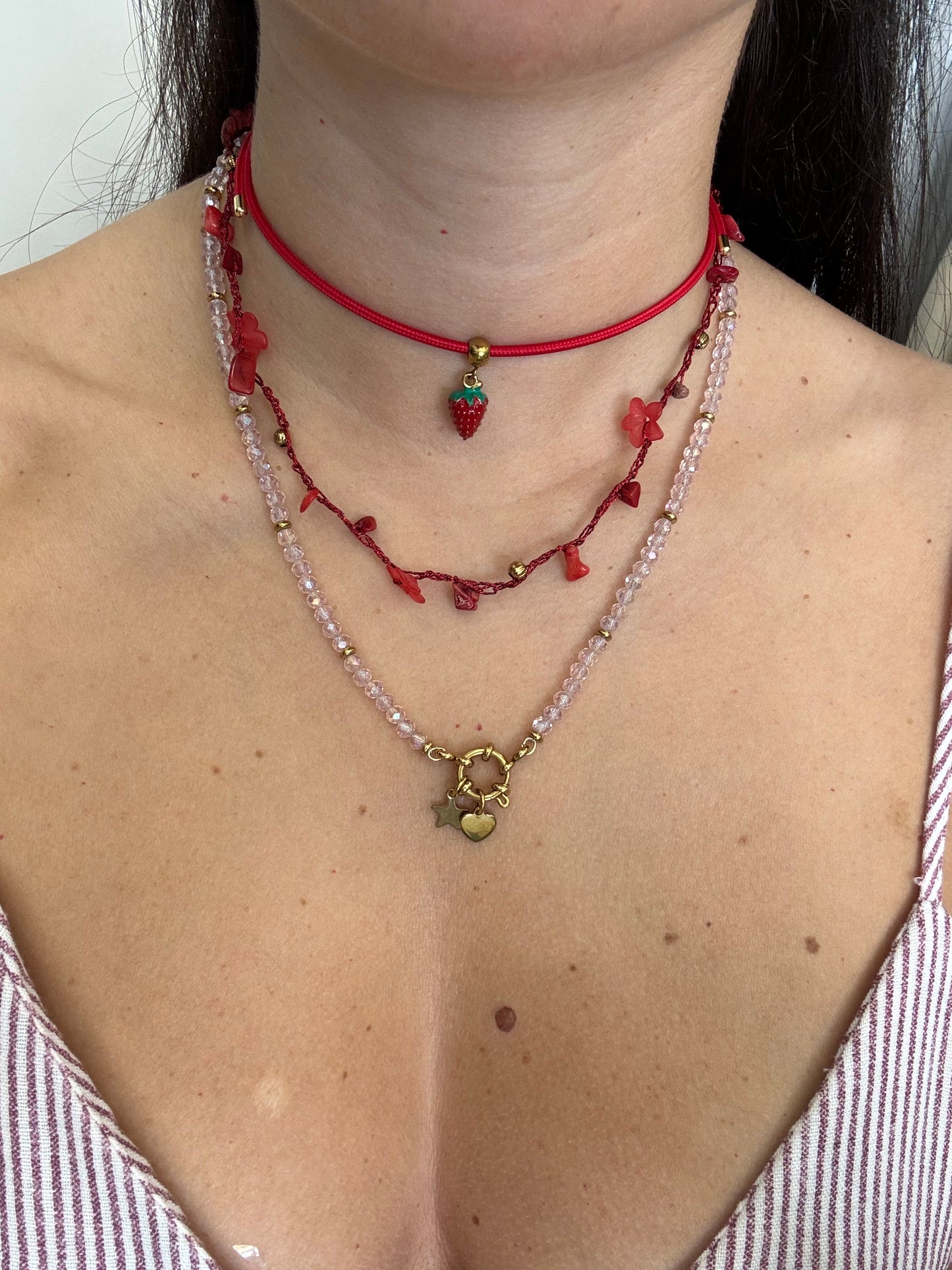 Collana filo flower