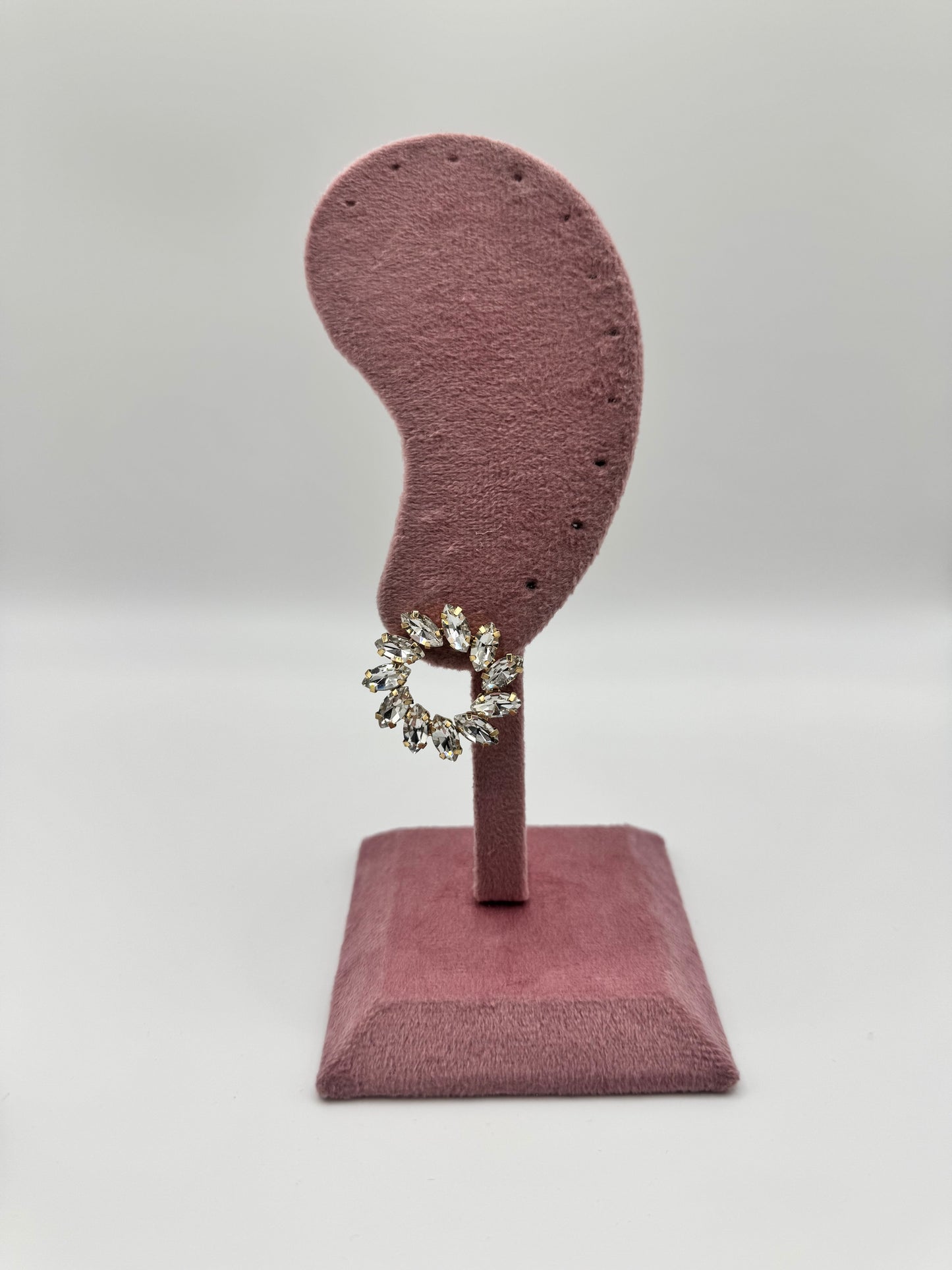 Diamond earring circle