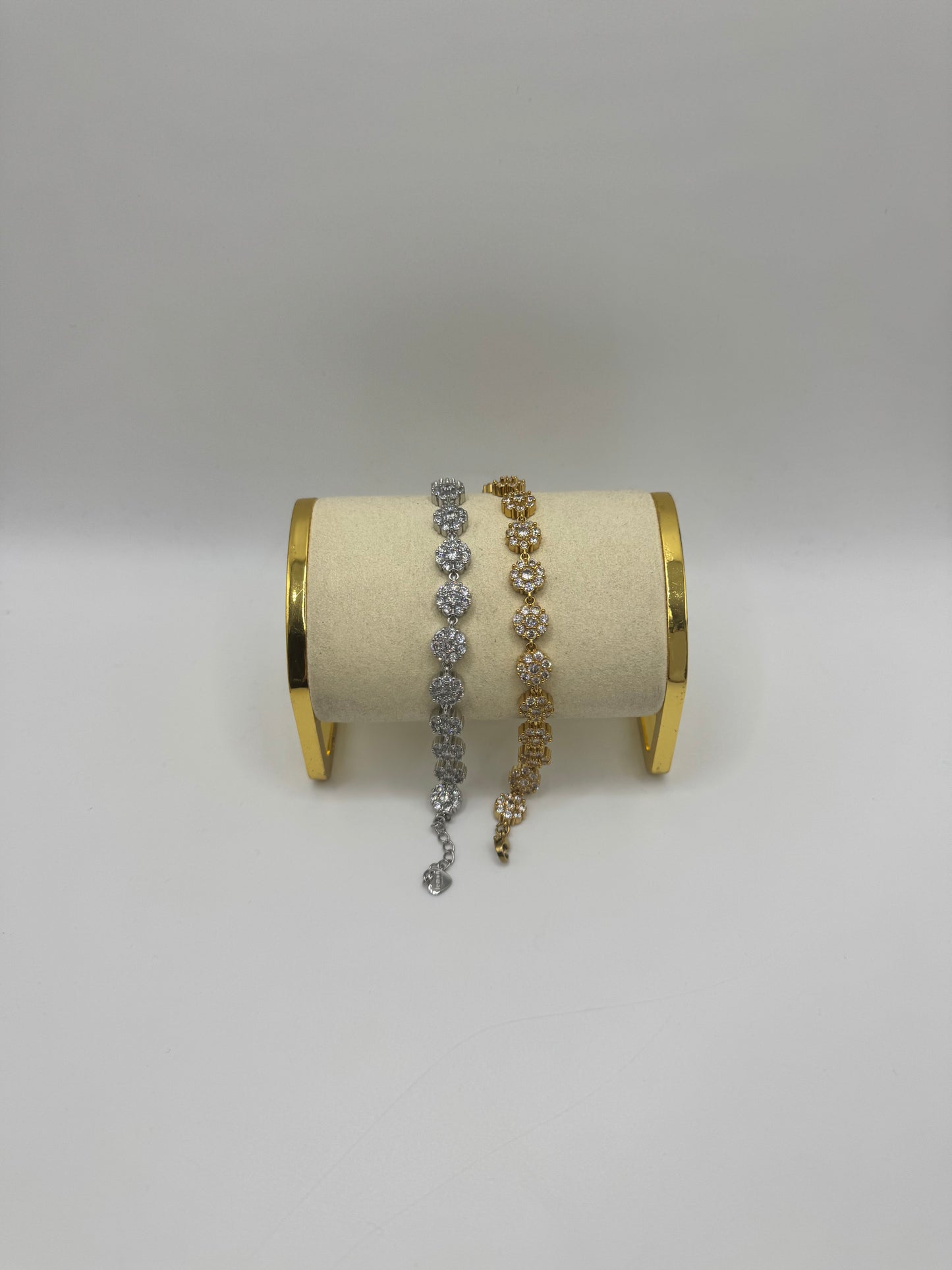 Bracciale punti luce fiore