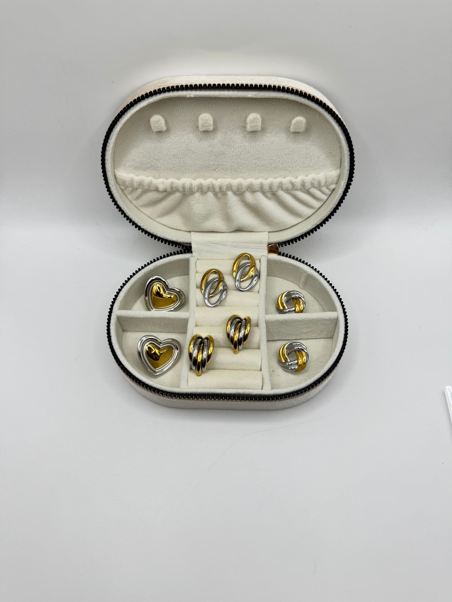 New bicolor earrings