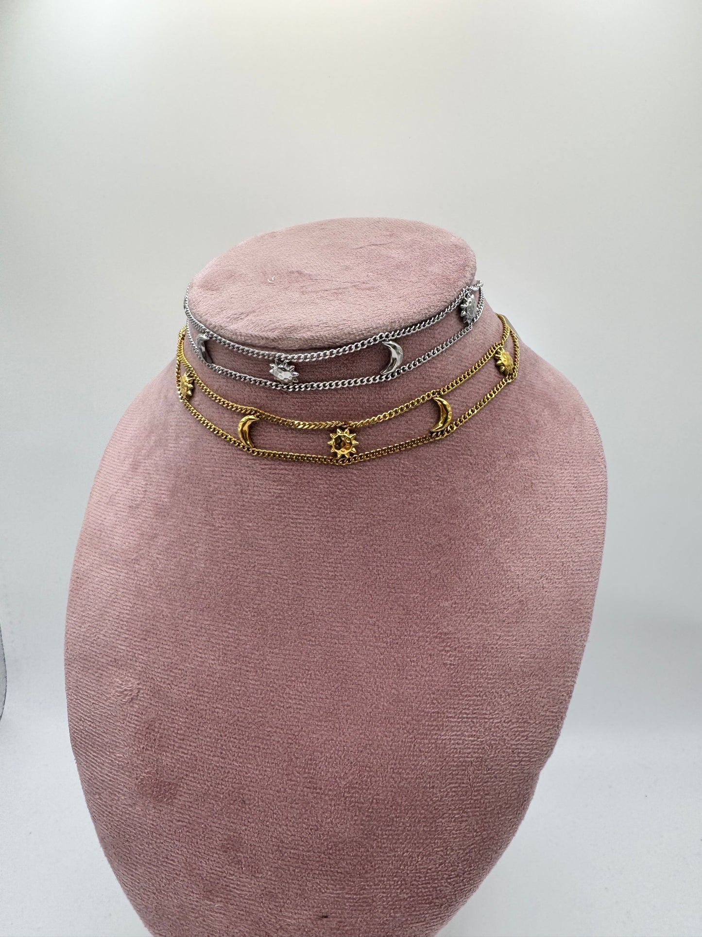Chocker sole e luna