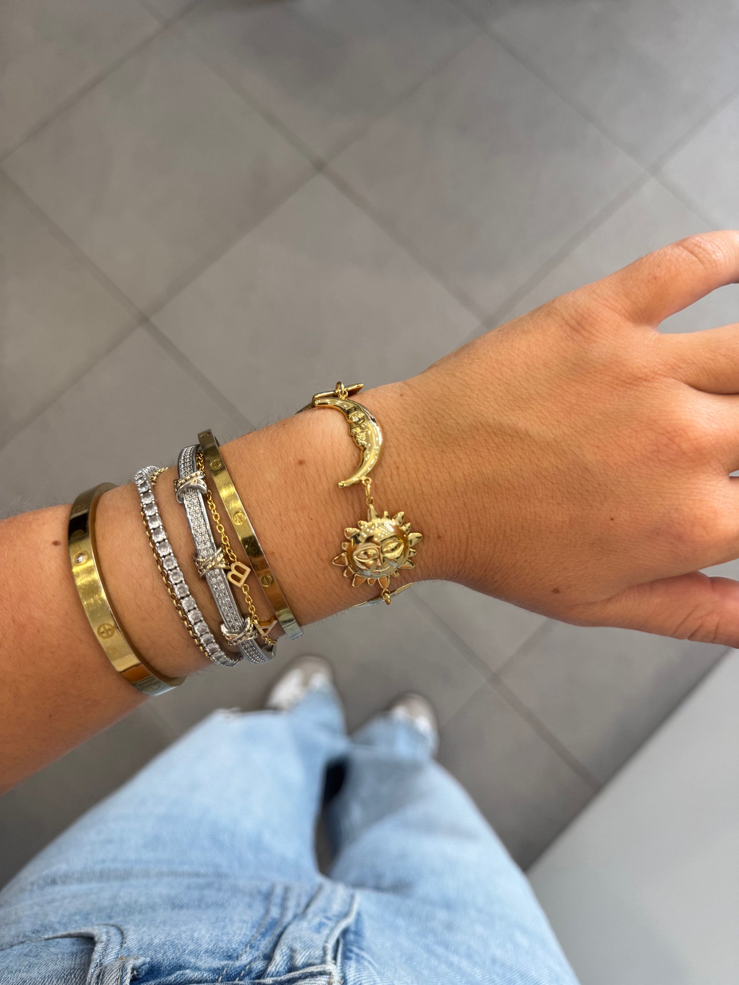 Bracciale sole e luna
