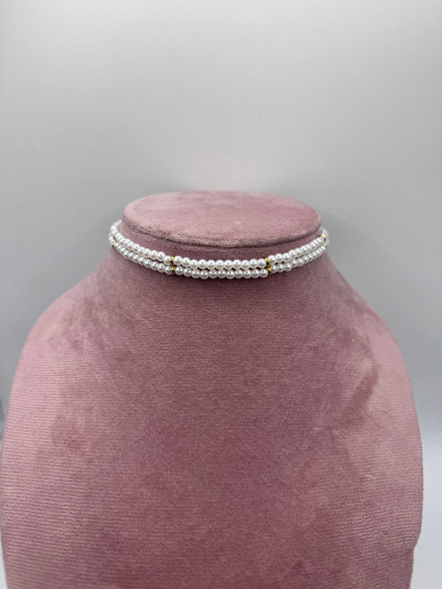 Chocker perle double