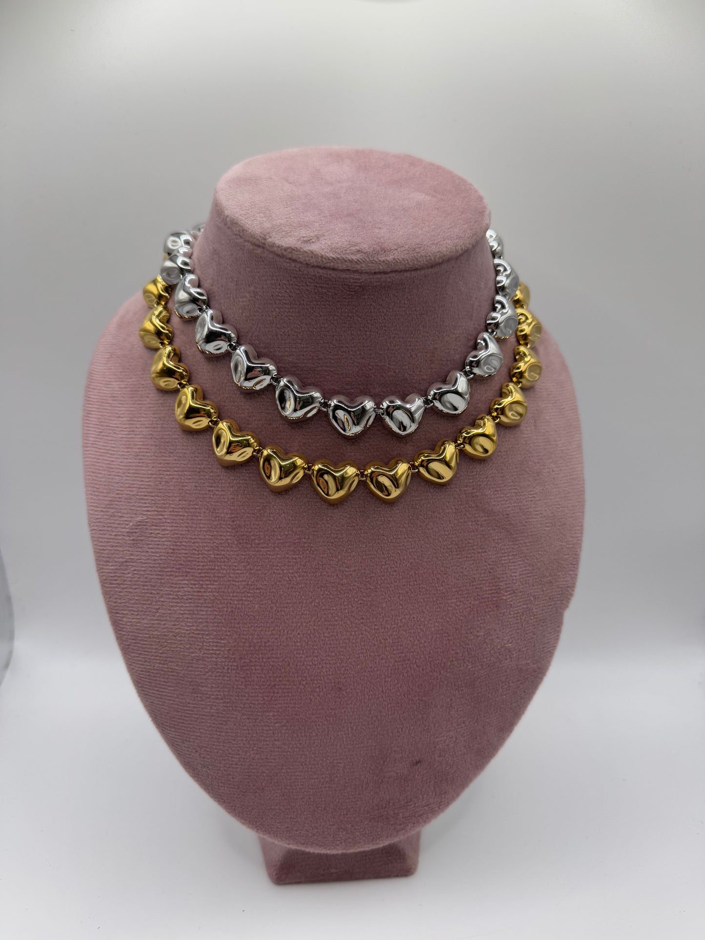 Collier cuori bomb
