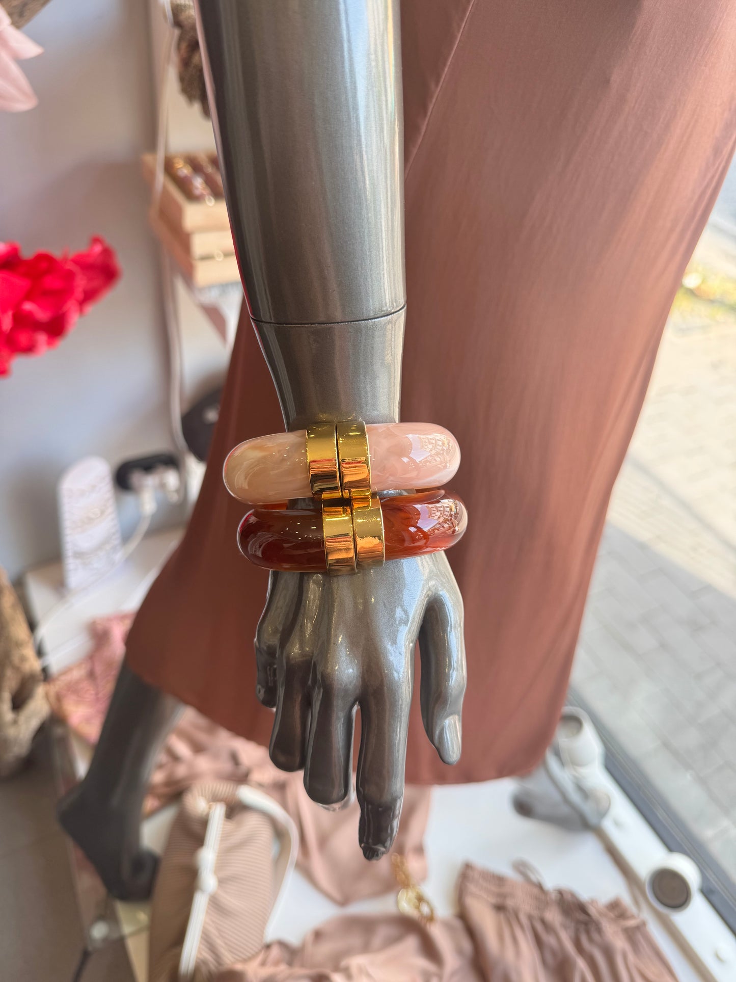 Bracciali osso a scatto