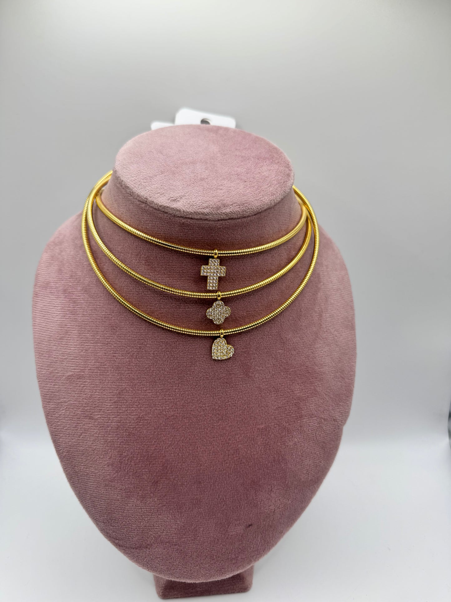 Collier tubogas con charm