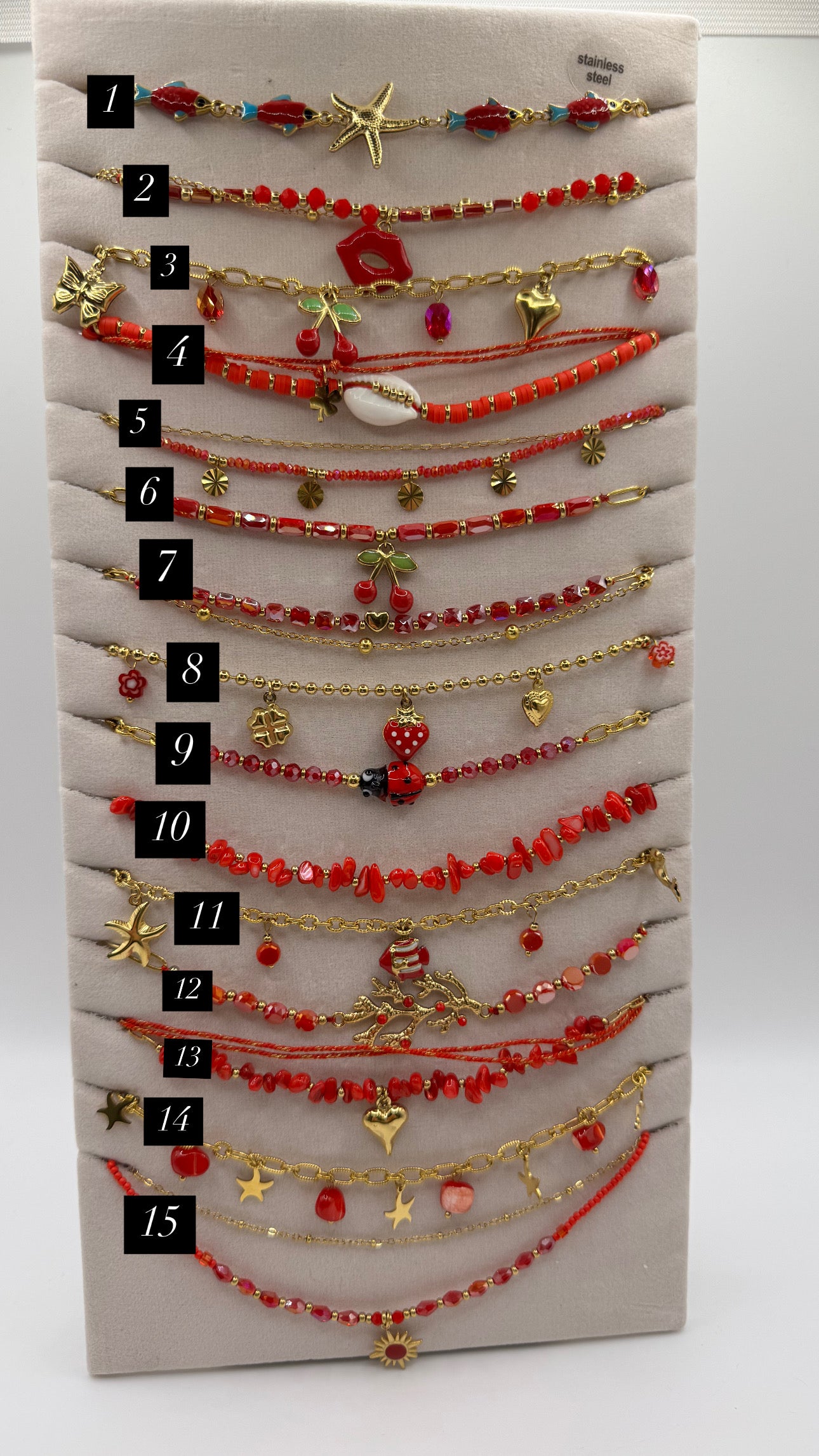 Collane limited edition rosse