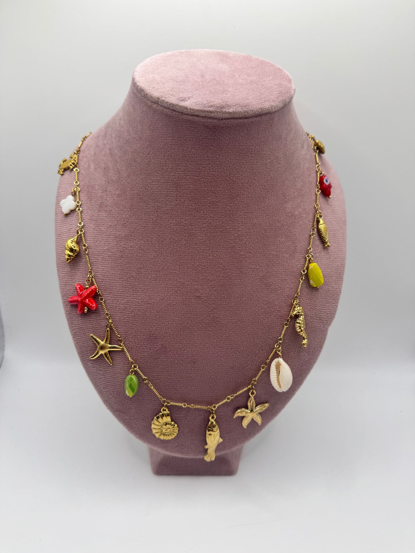 Collana charms lunga