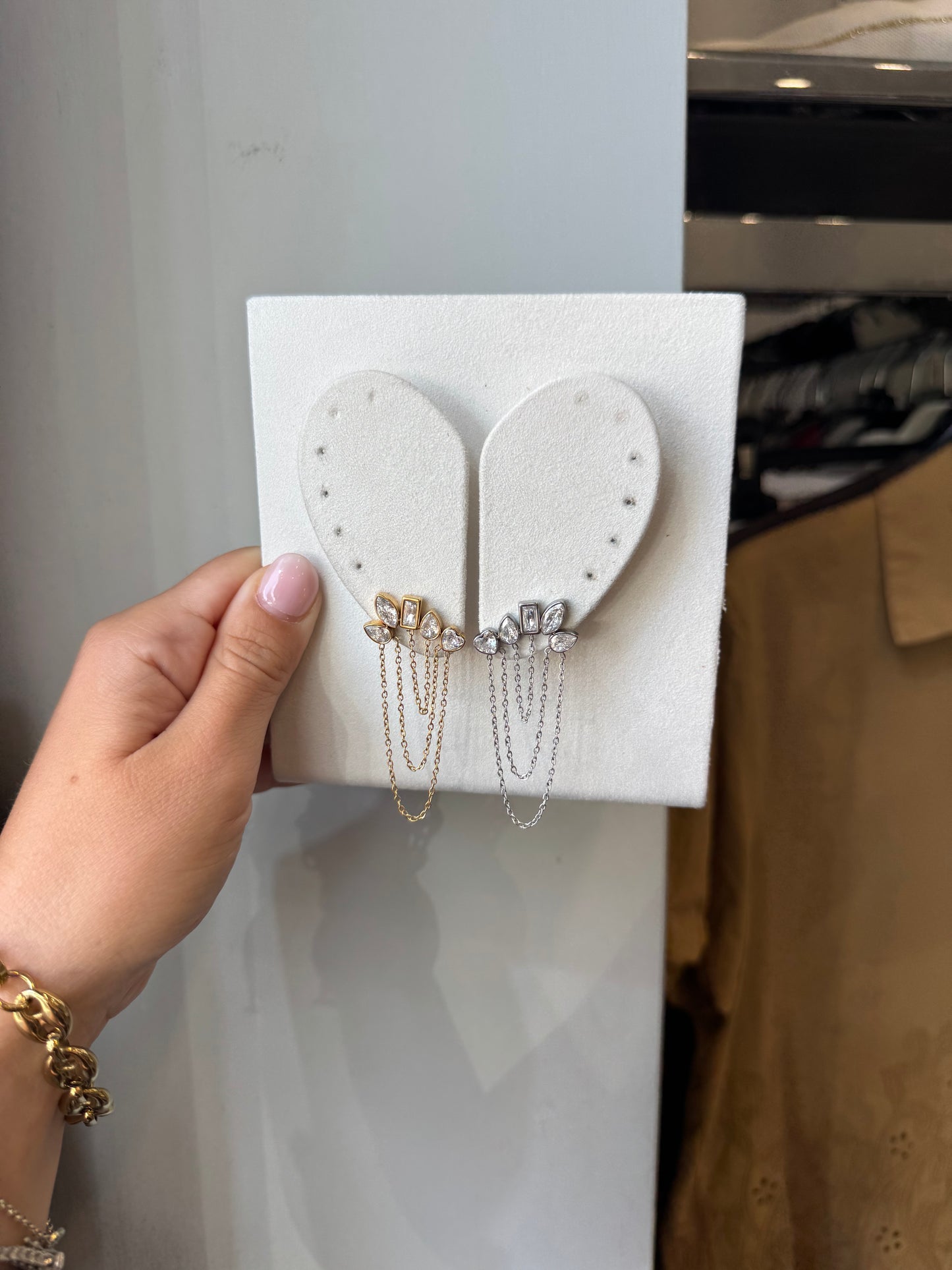 Orecchini arco pendant