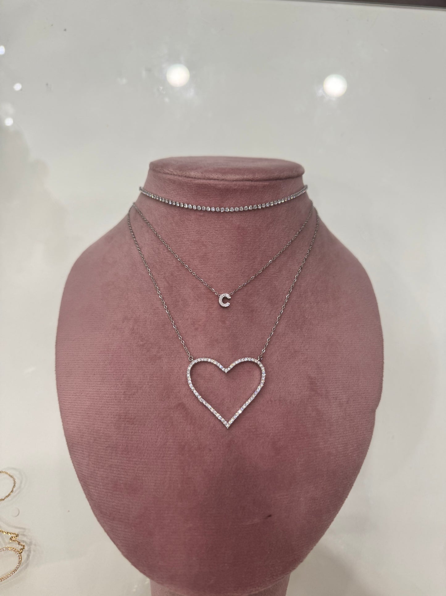 Maxi cuore vuoto tennis