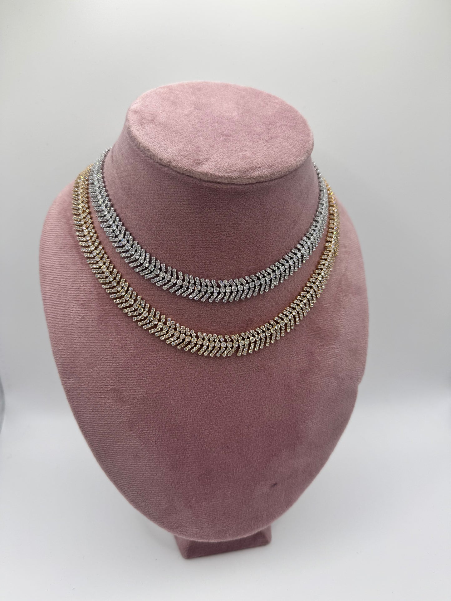 Collier luxury spina di pesce