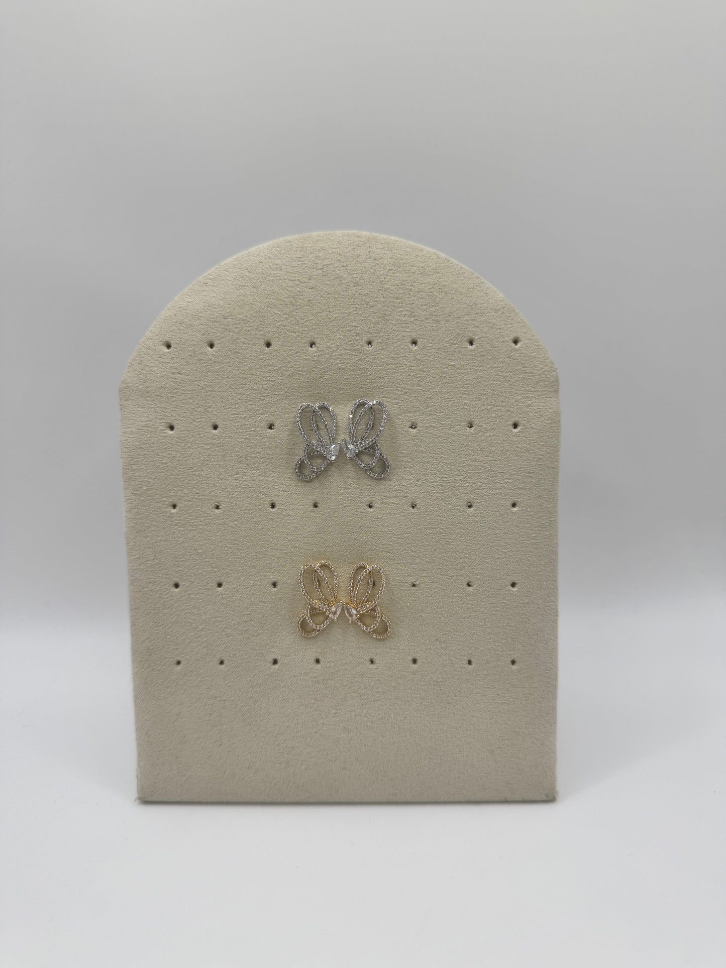 Orecchini a lobo butterfly