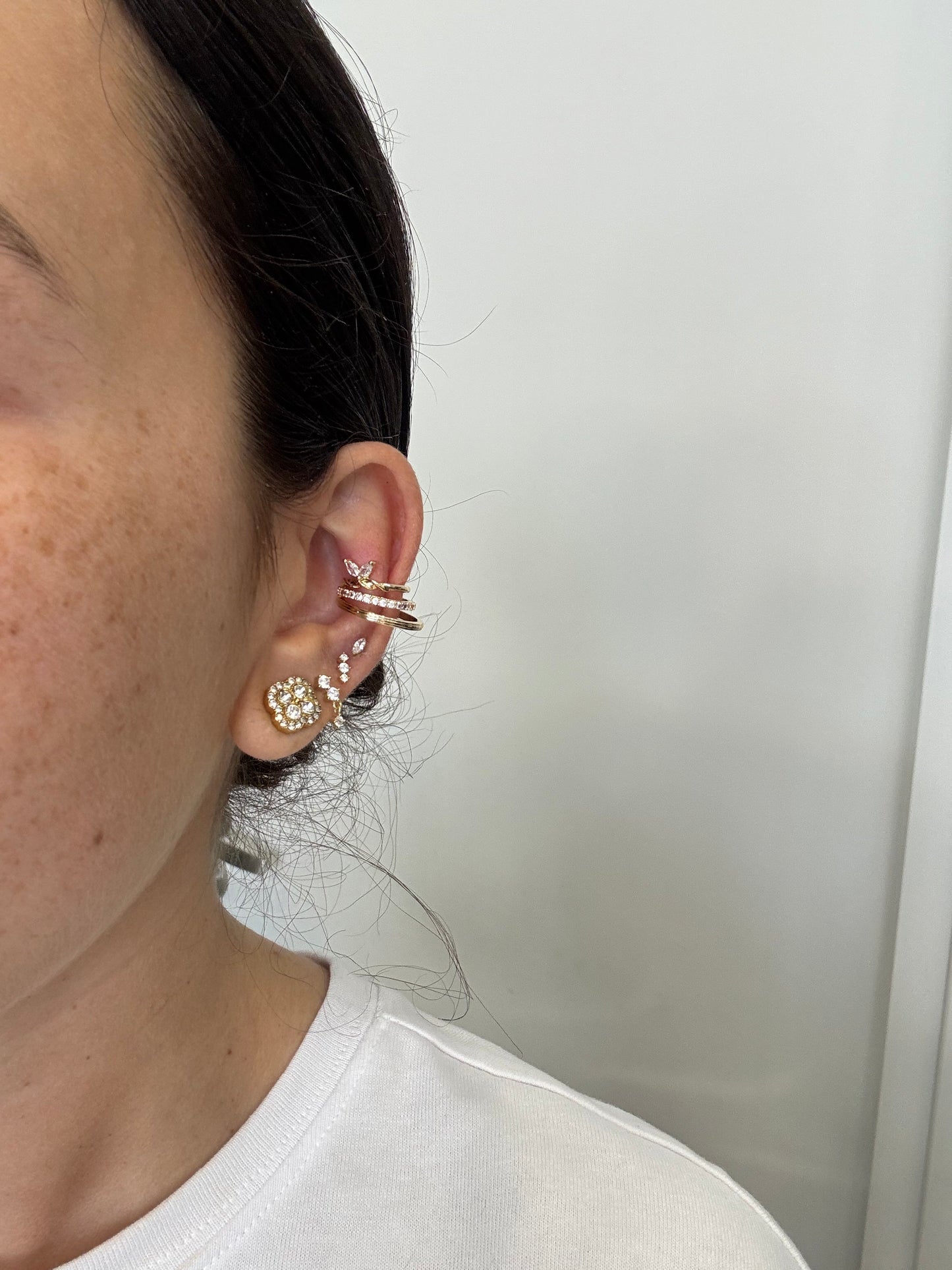 Earcuff multifascia farfalla