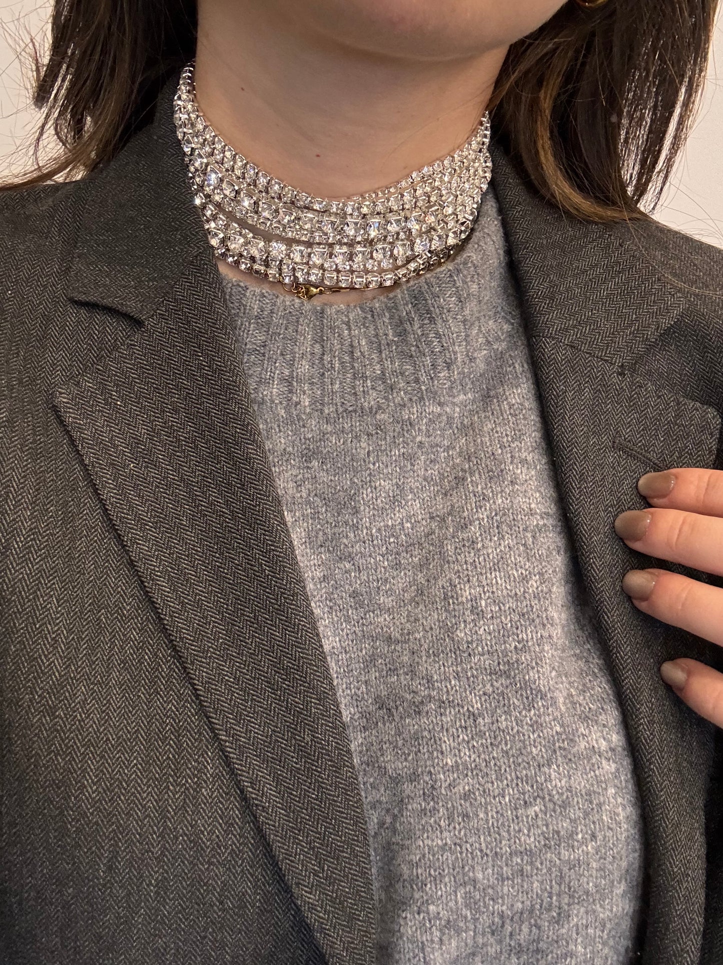 Collier diamond maxi
