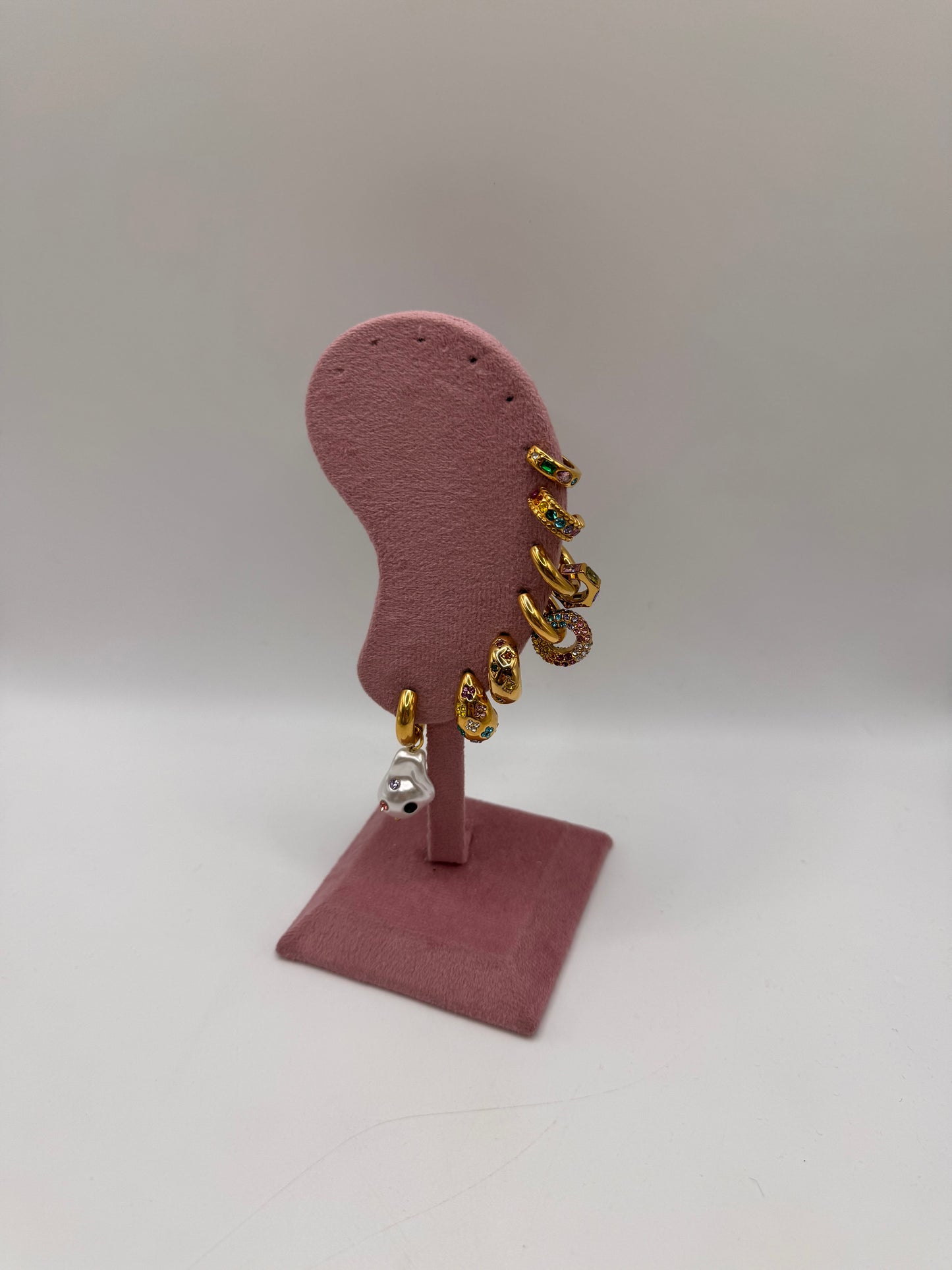 Earrings drop rainbow