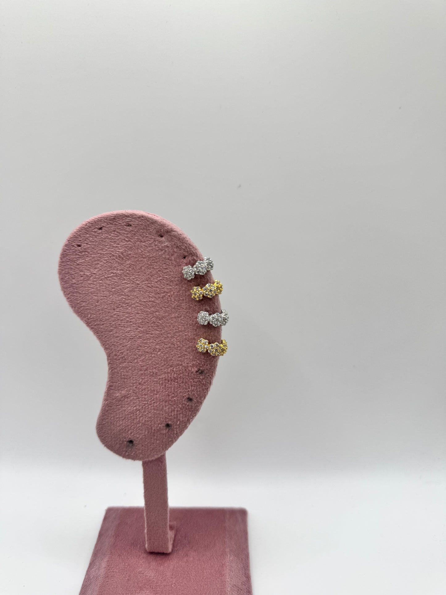 Earcuff punti luce flower