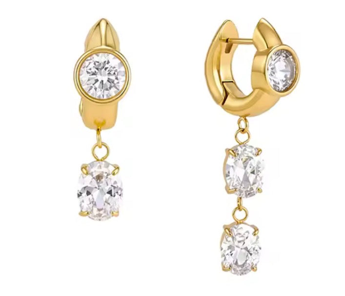 Hoops punti luce pendant chuncky