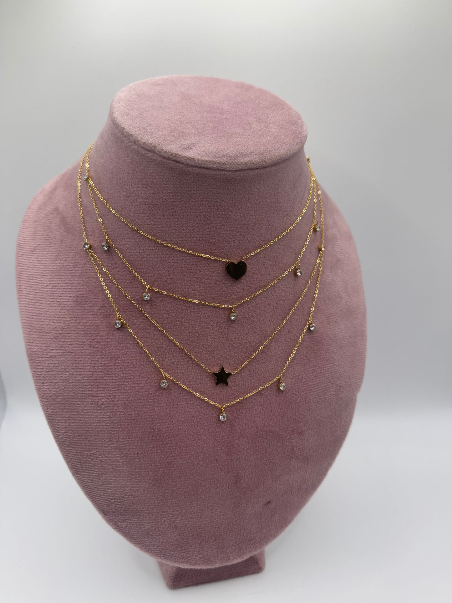 Collana doppio filo lux