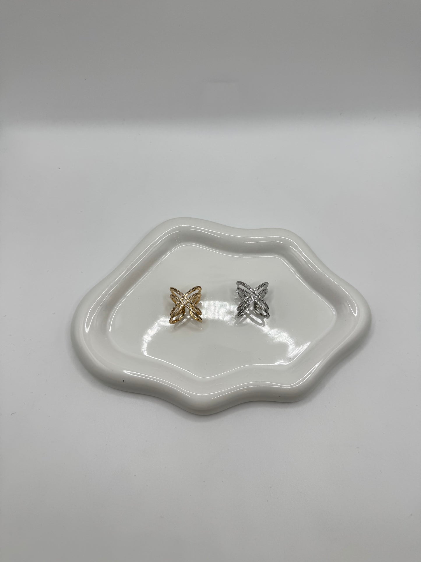 Anello incrocio luxury