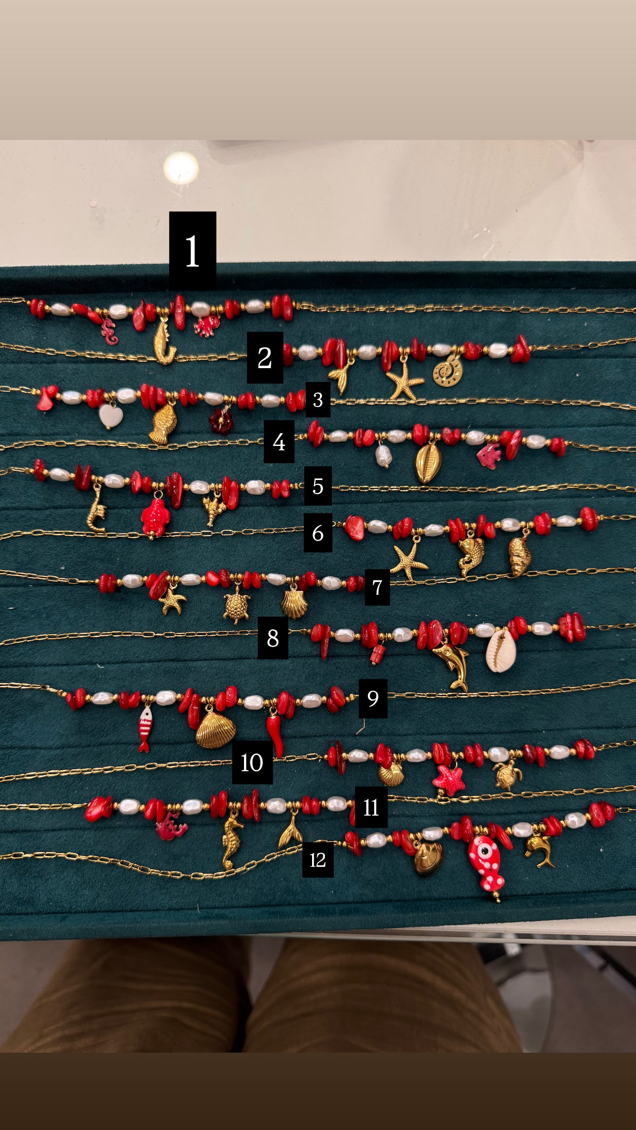 Collana limited edition corallo