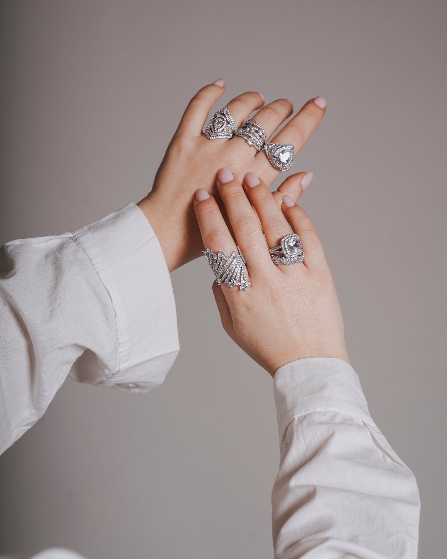 Quadrato diamond ring