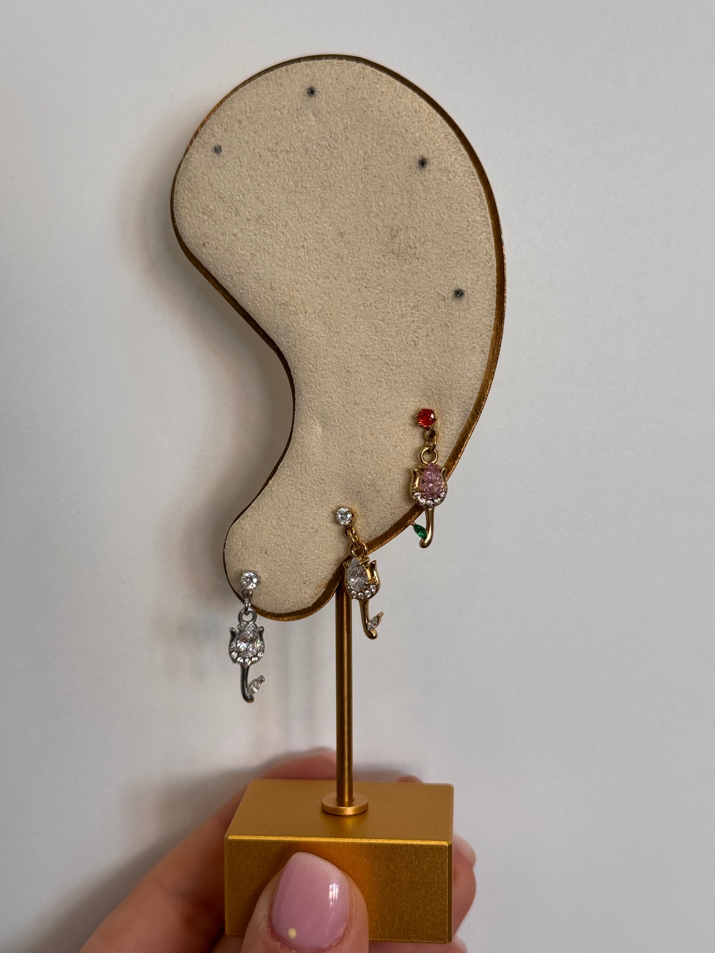 Orecchini tulip mini pendant