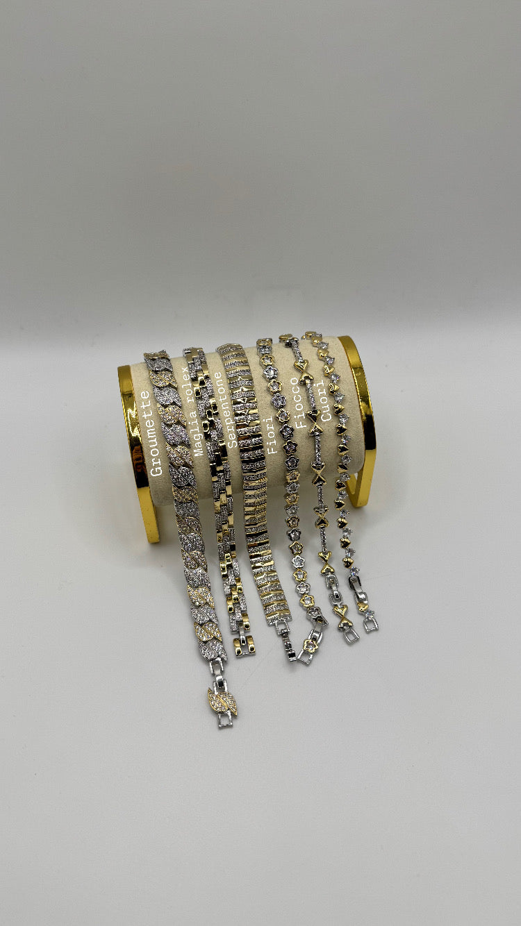 Bracciali bicolor luxury