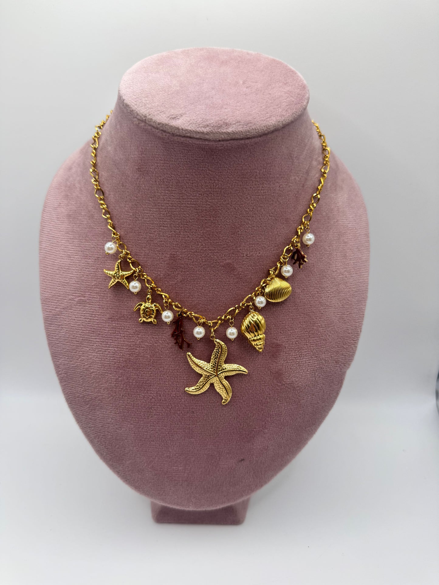 Collana charms stelle marine