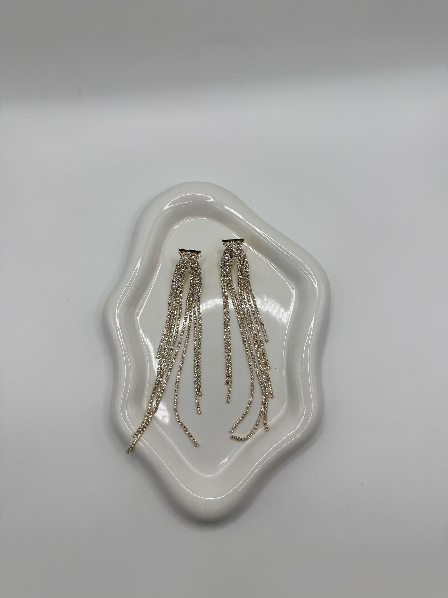 Super long tennis earrings