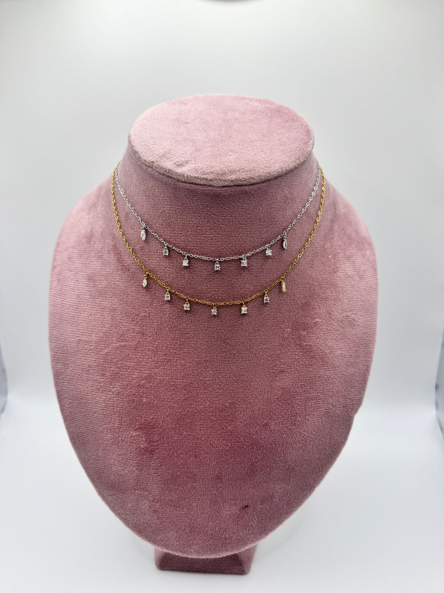 Girocollo micro cristalli