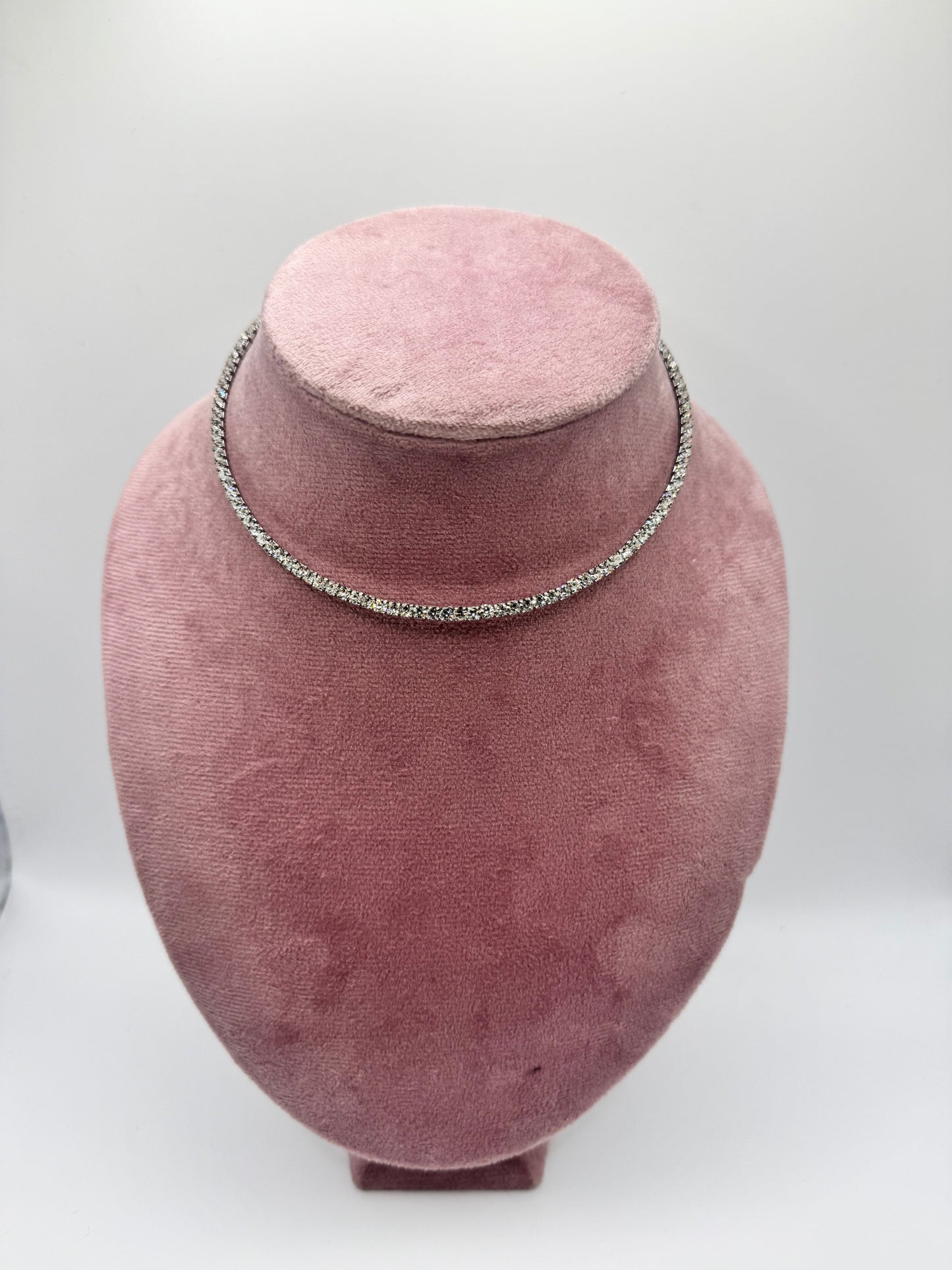 Collier tennis rigido