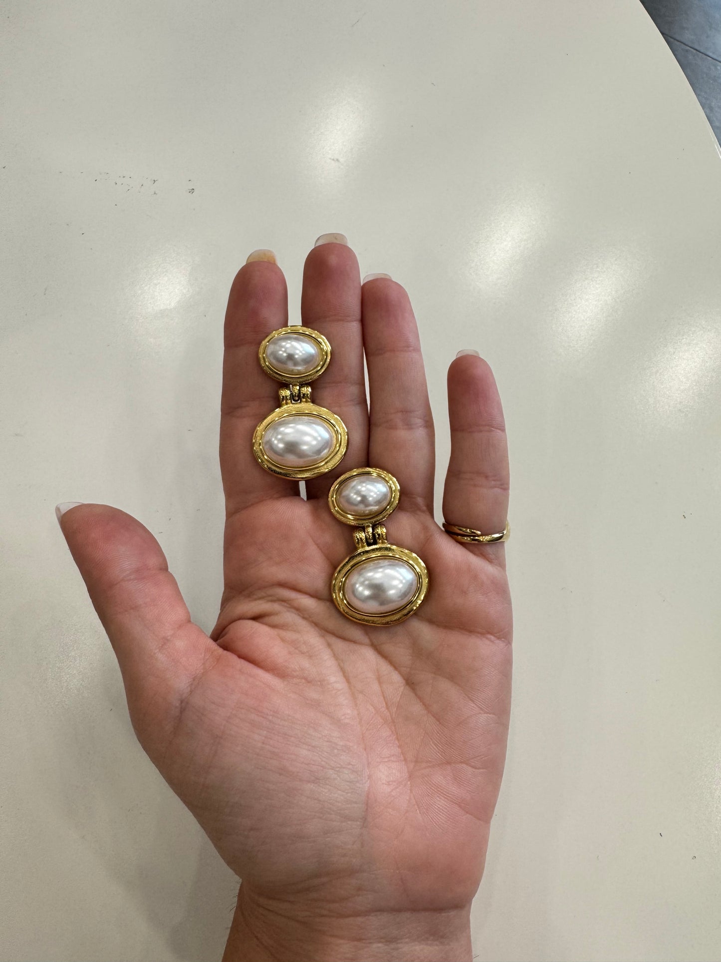 Pendenti con perle vintage