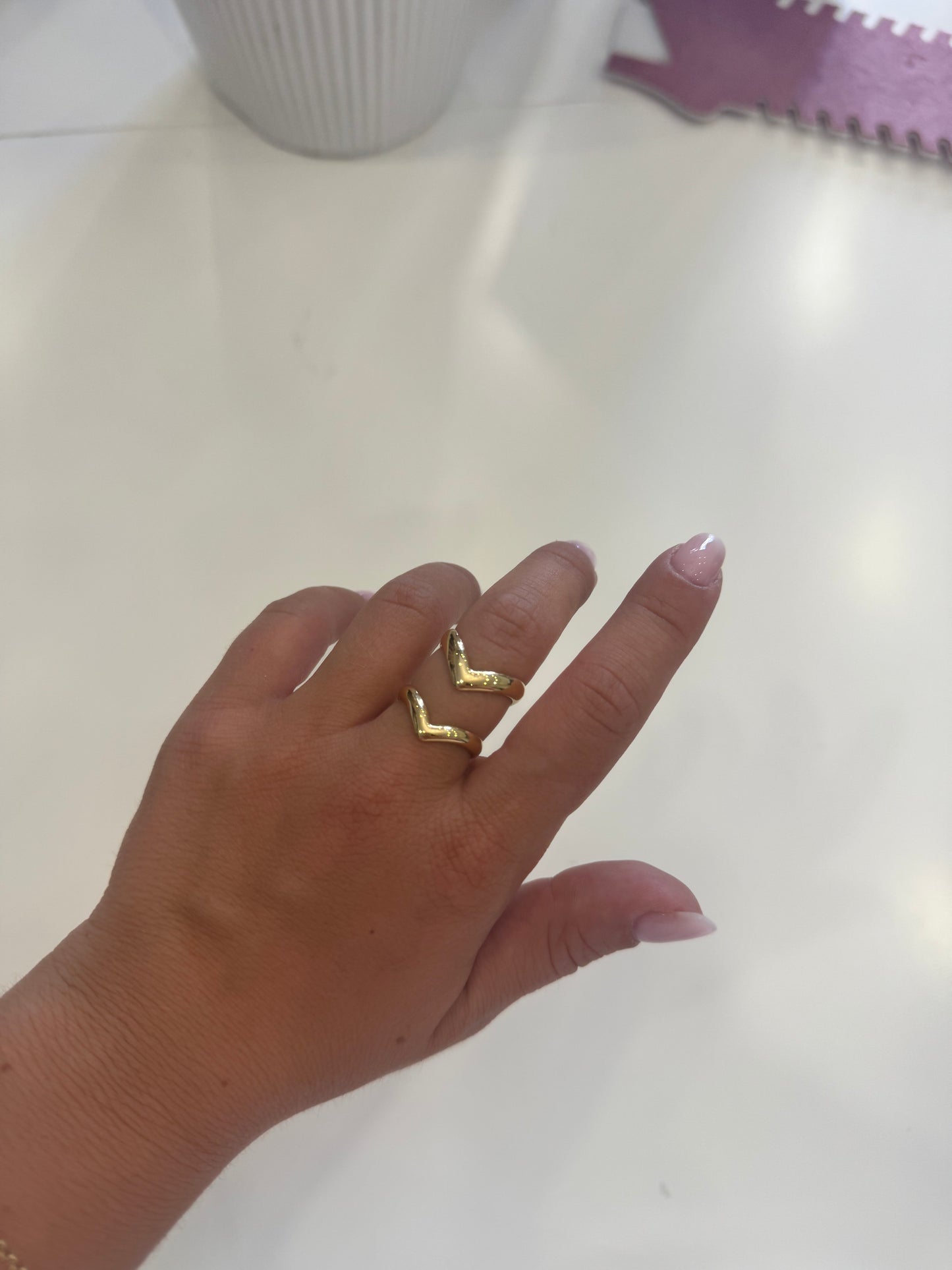 Anello doppio filo V