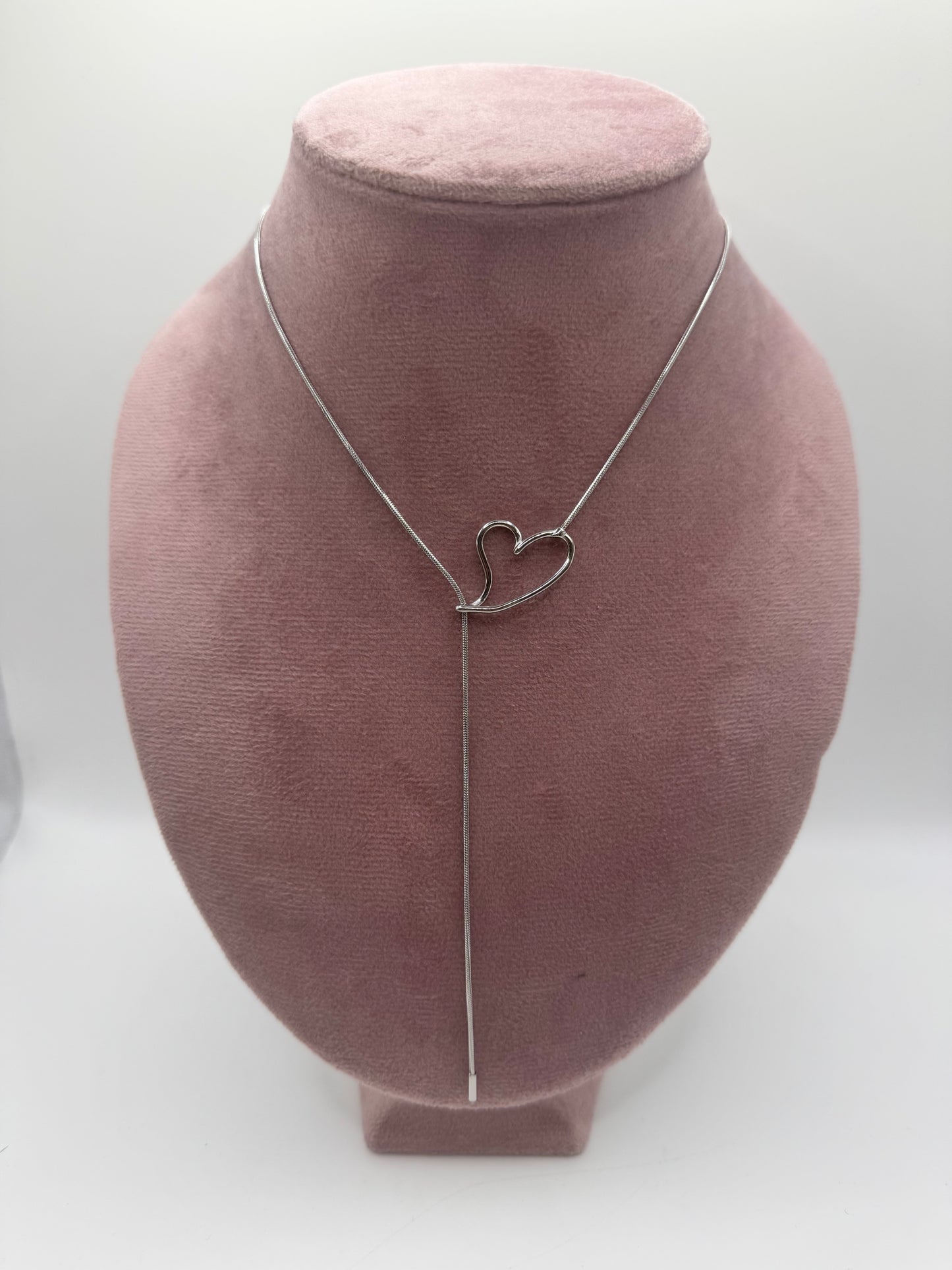 Collana Y heart