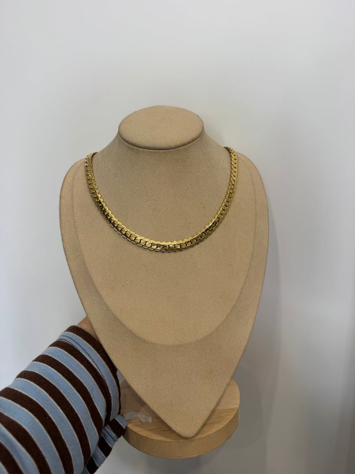 Girocollo treccia sportiva