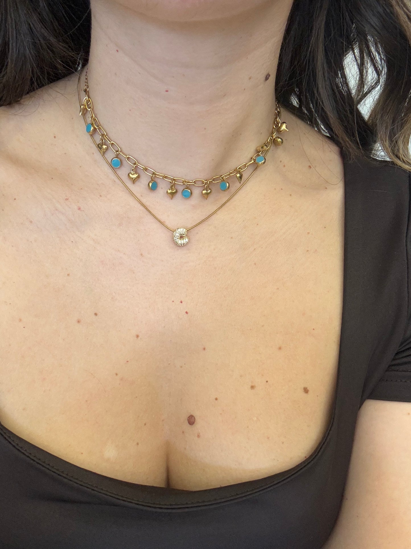 Chocker mille cuori color