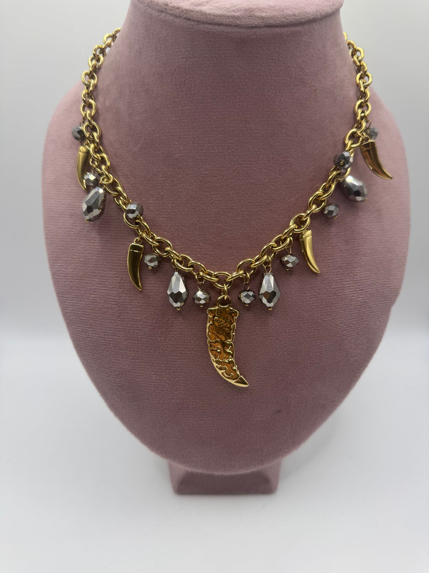 Collana charms corno
