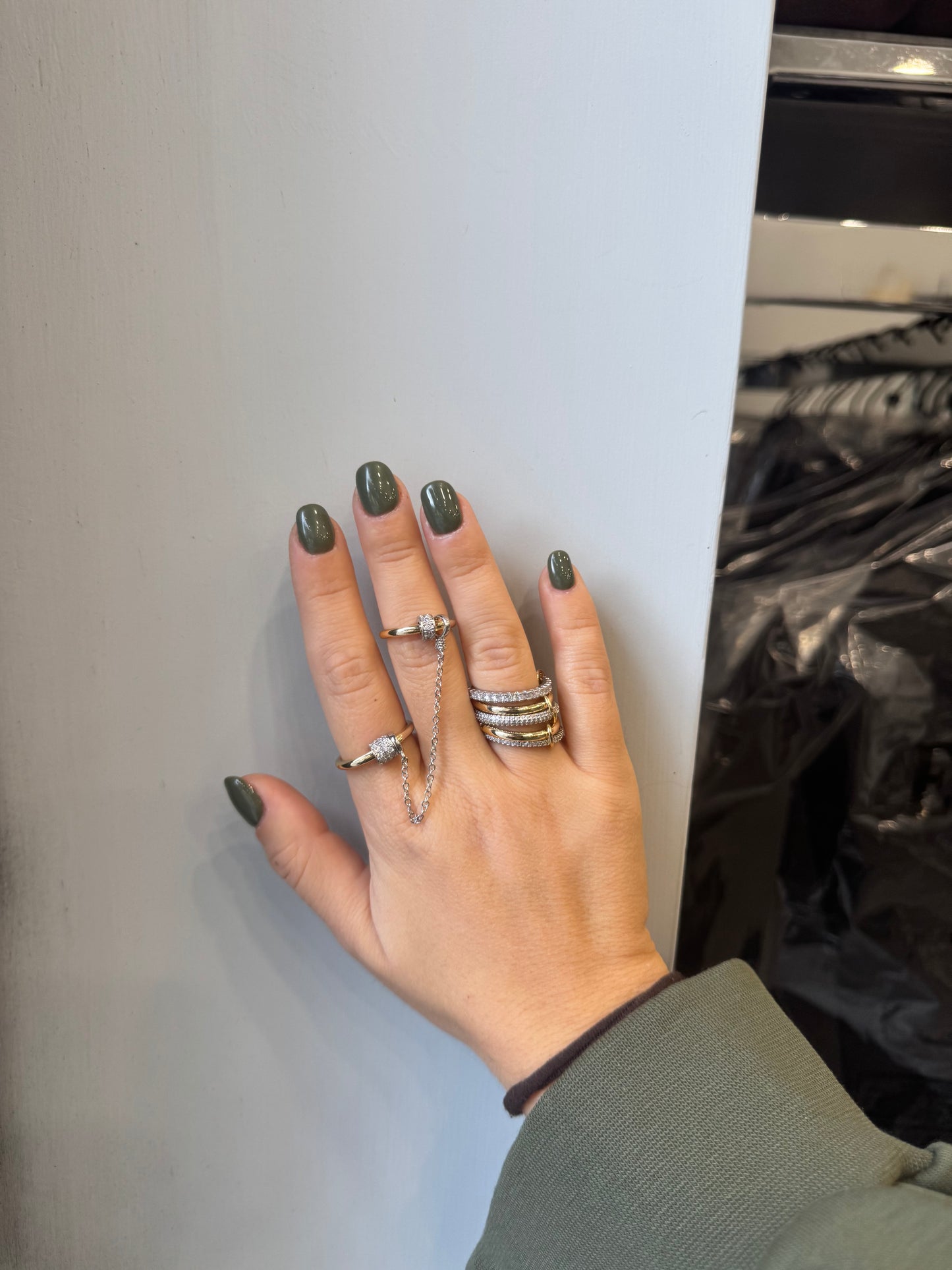 Anello multifascia bicolor