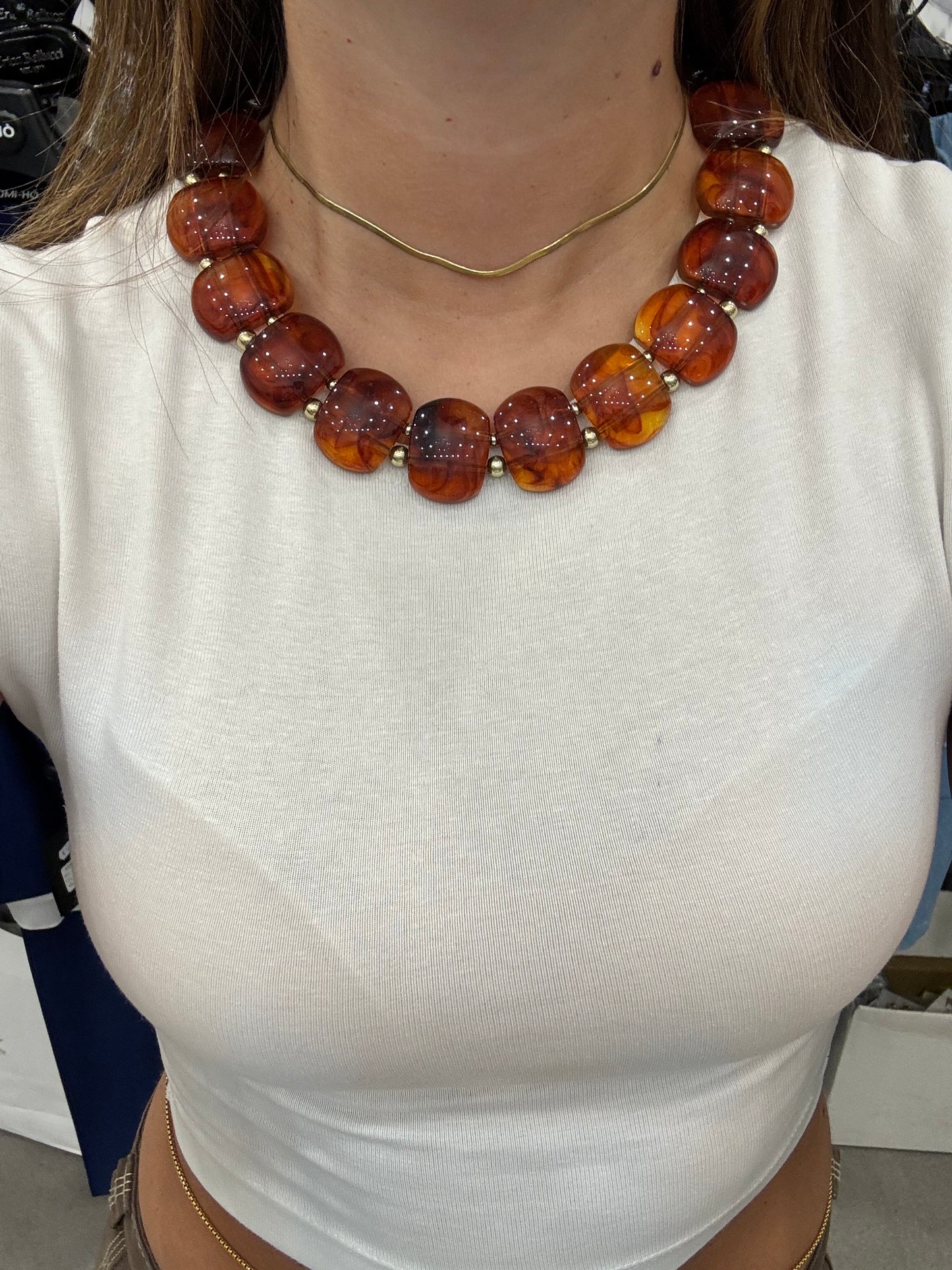 Collier pietre