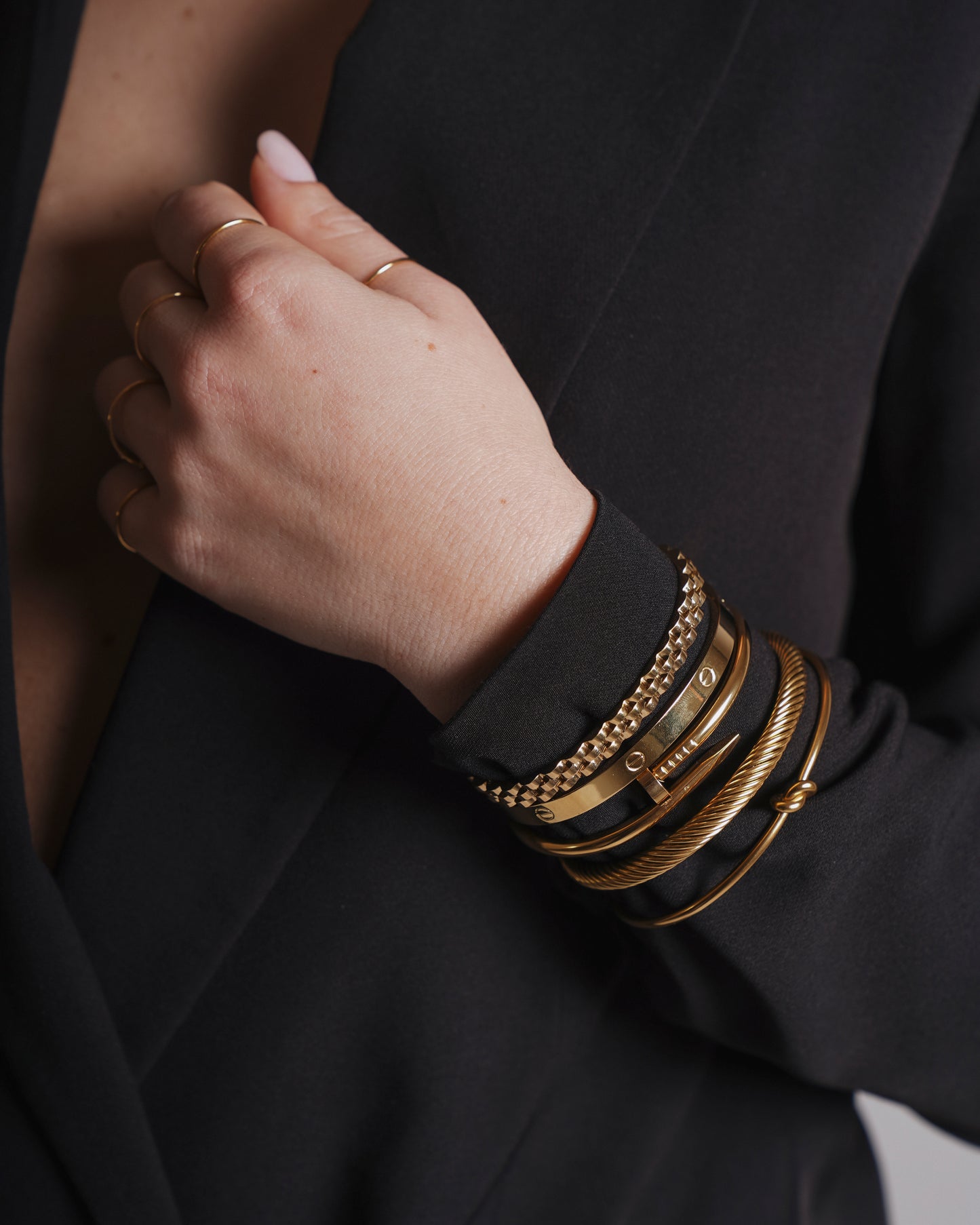Bracciale catena Rolex rigido