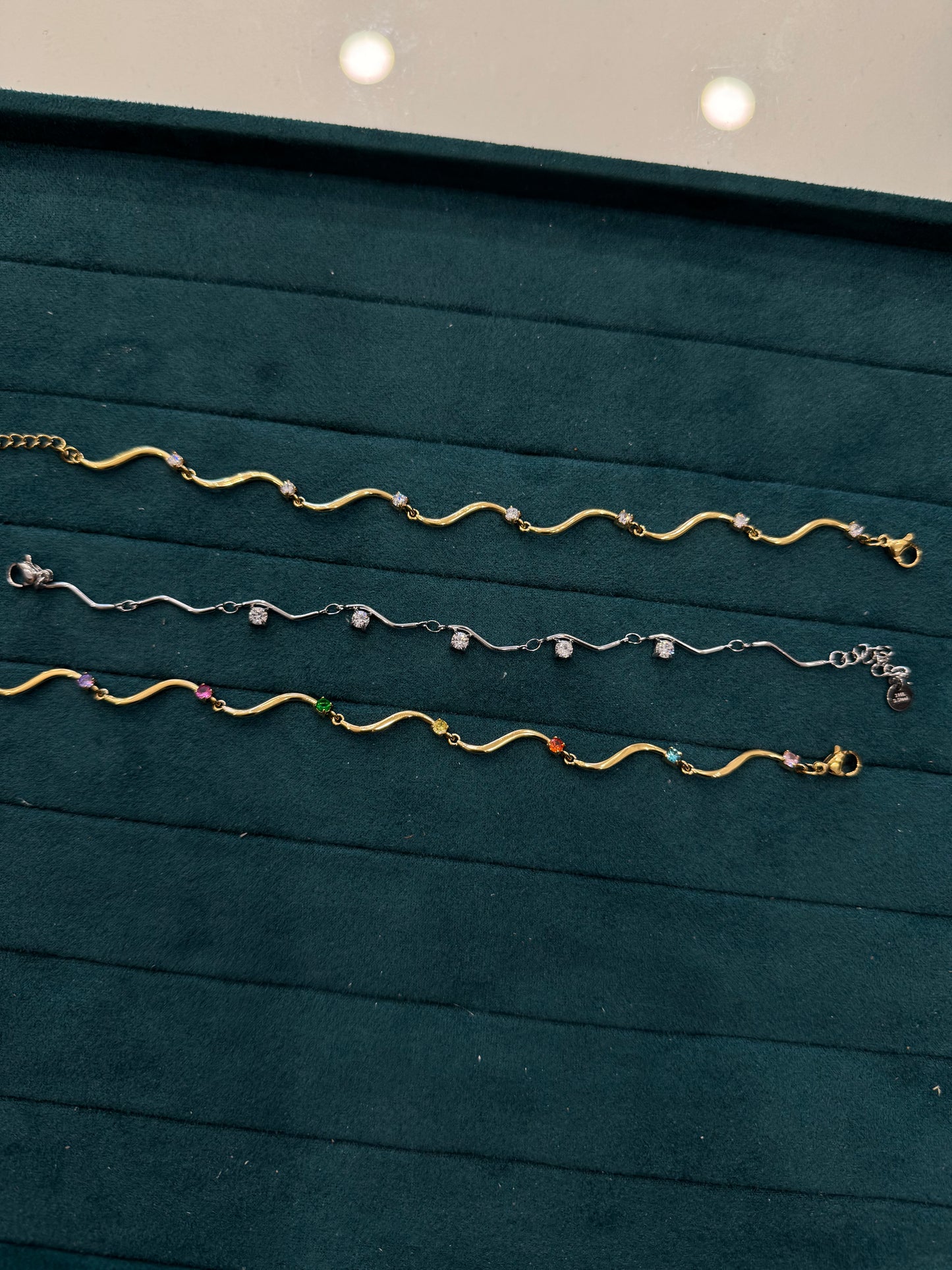 Bracciali onda punti luce