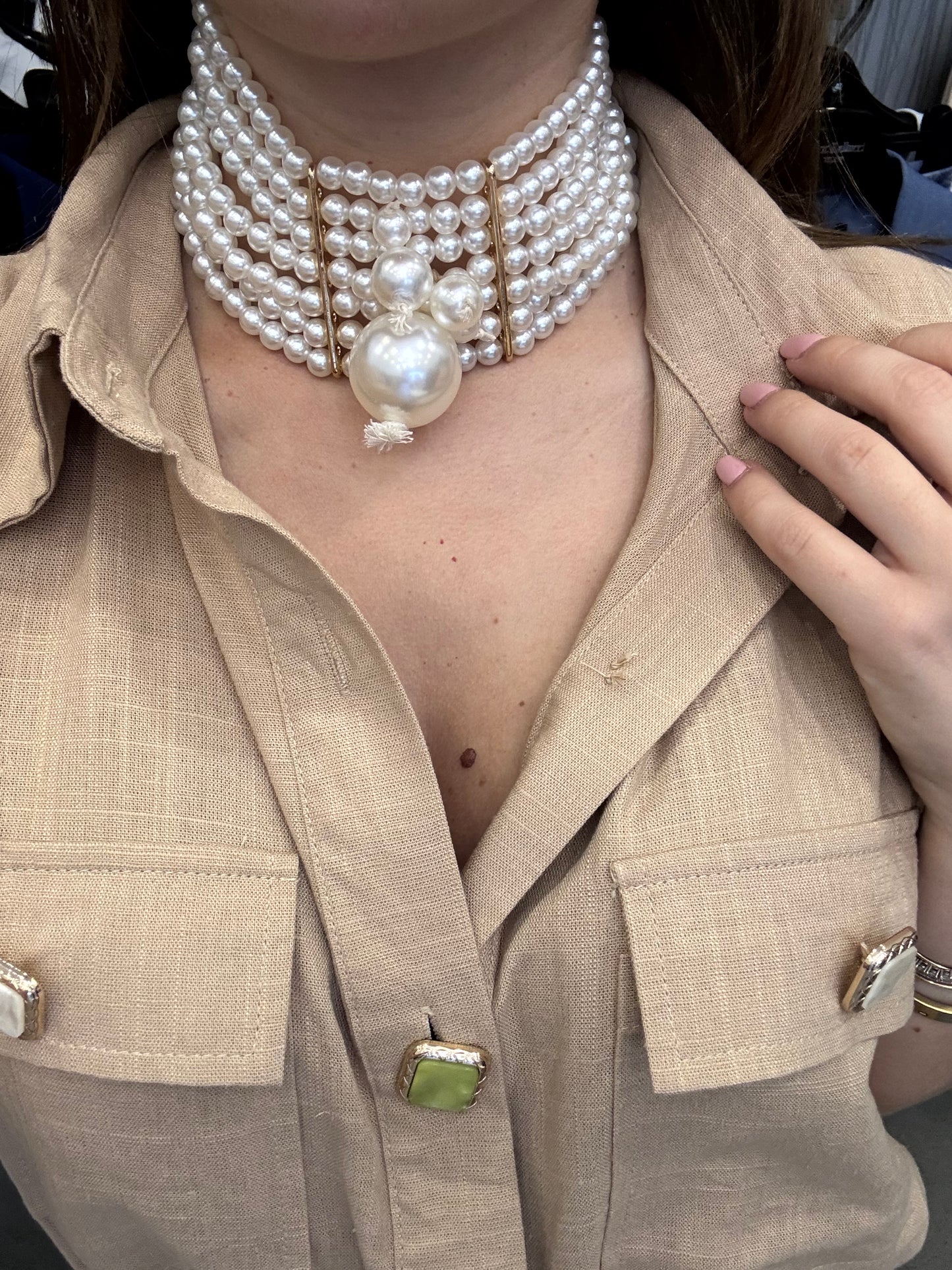 Collier perle extreme