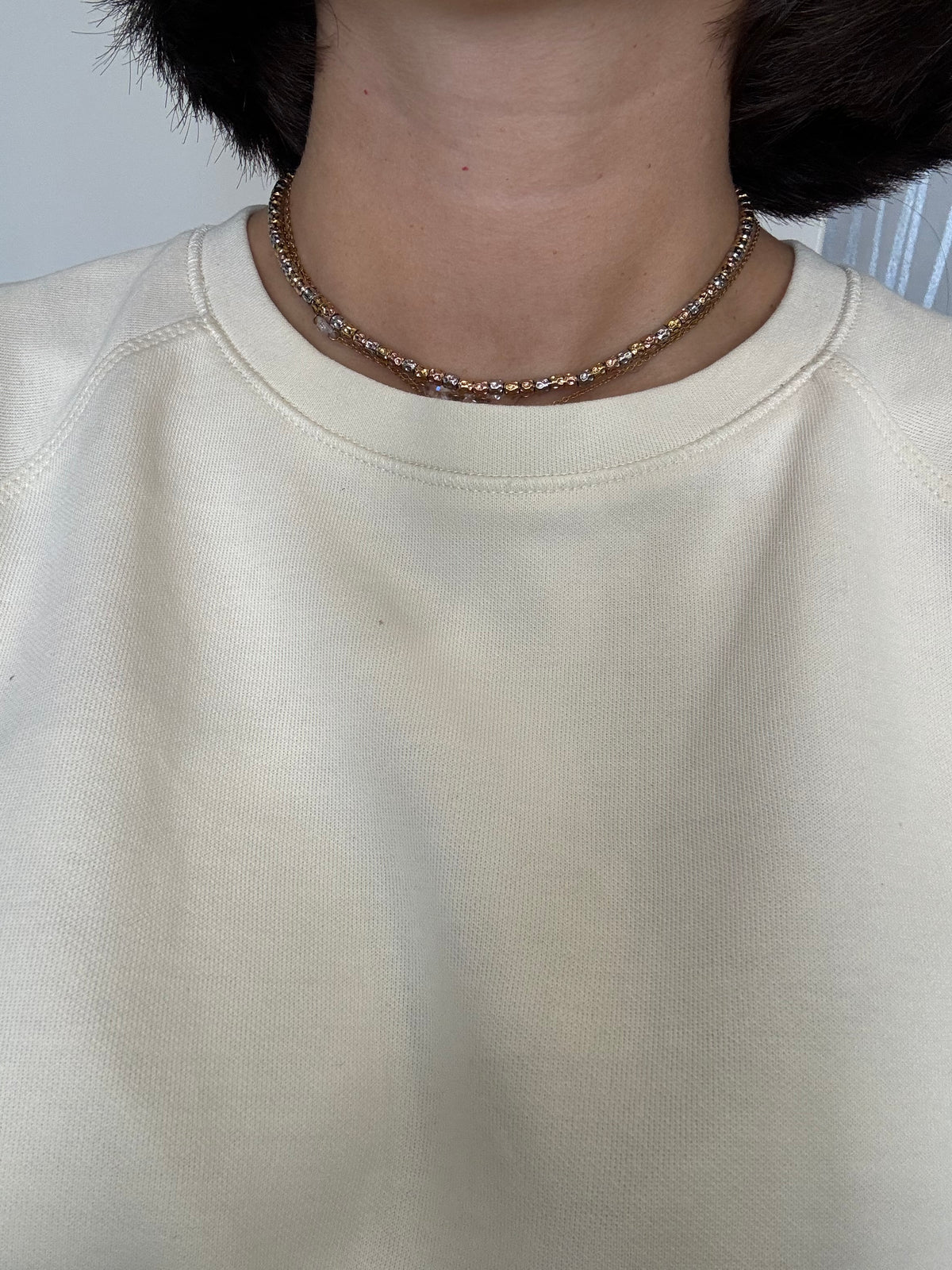 Chocker pepite tricolore
