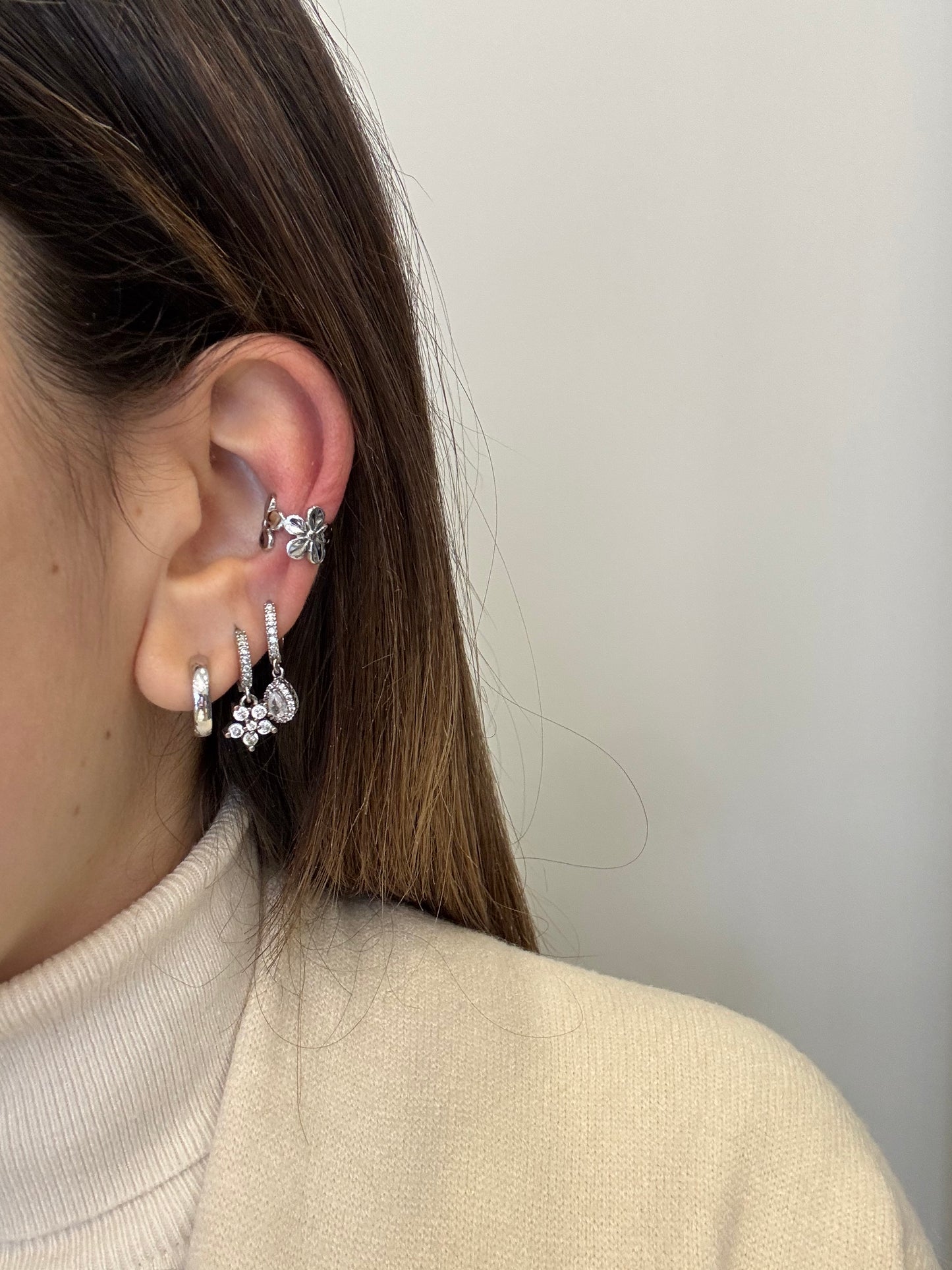 Earcuff fiorì matte