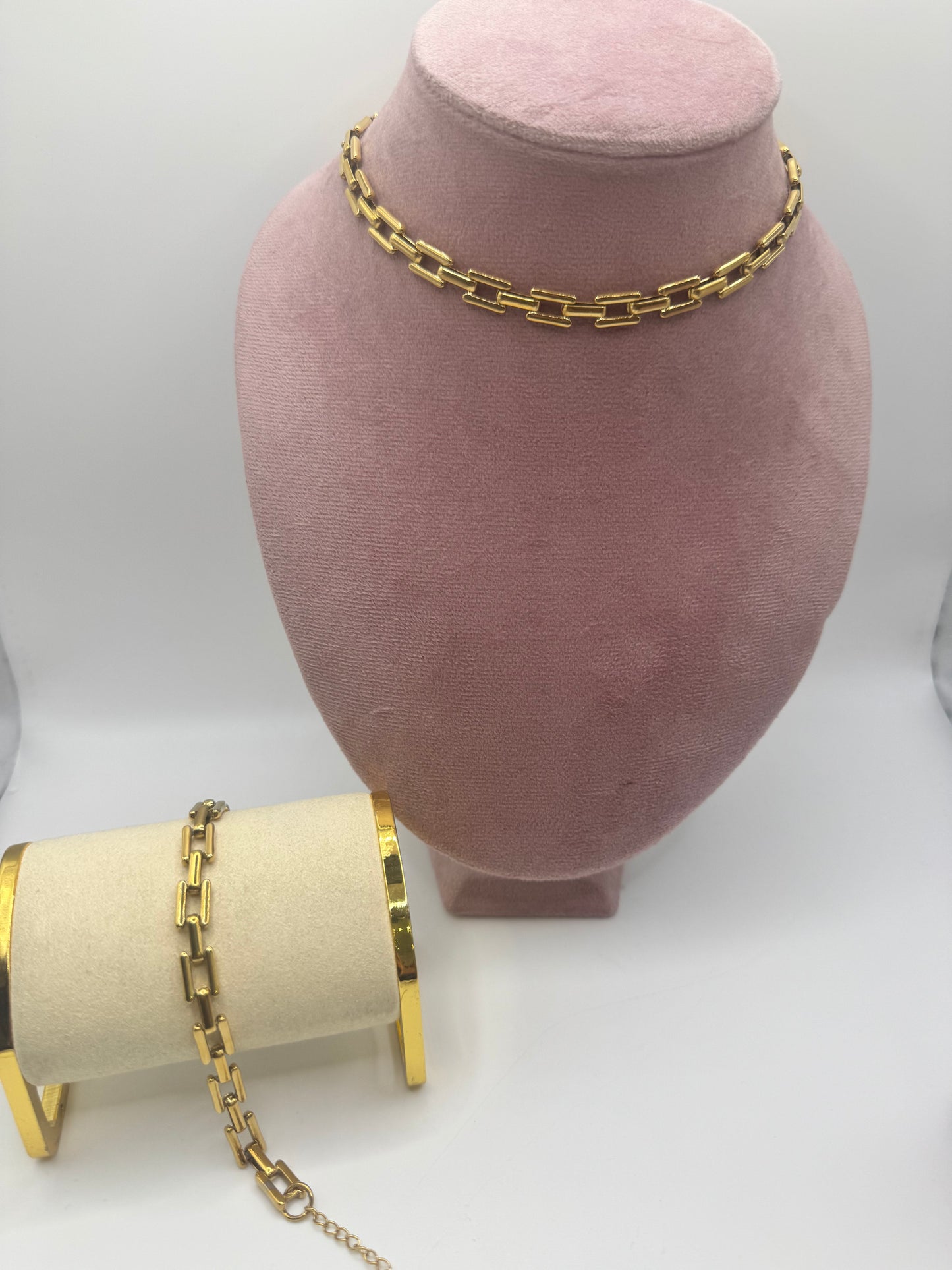 Collana catena rectangle