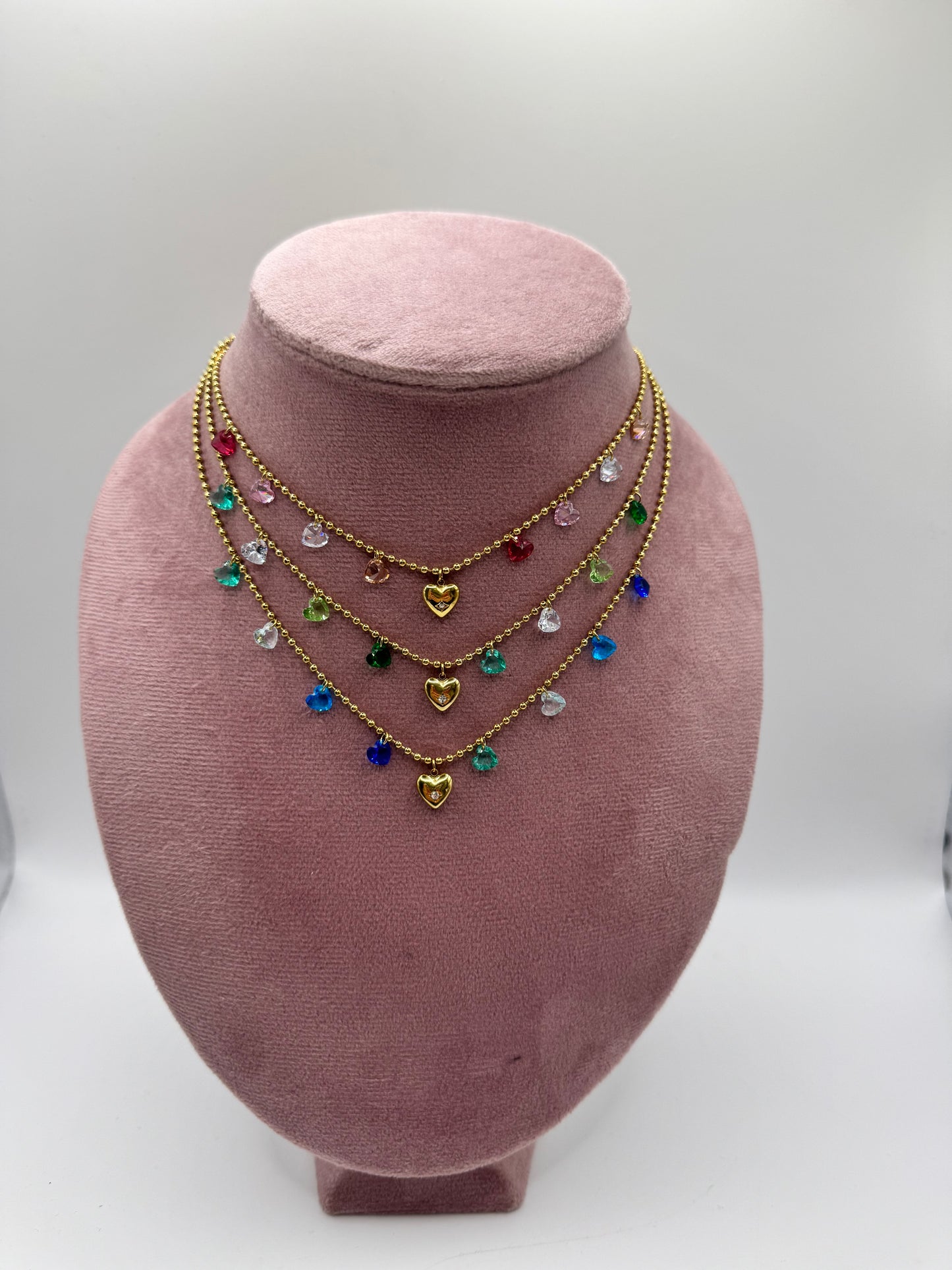 Collana heart color